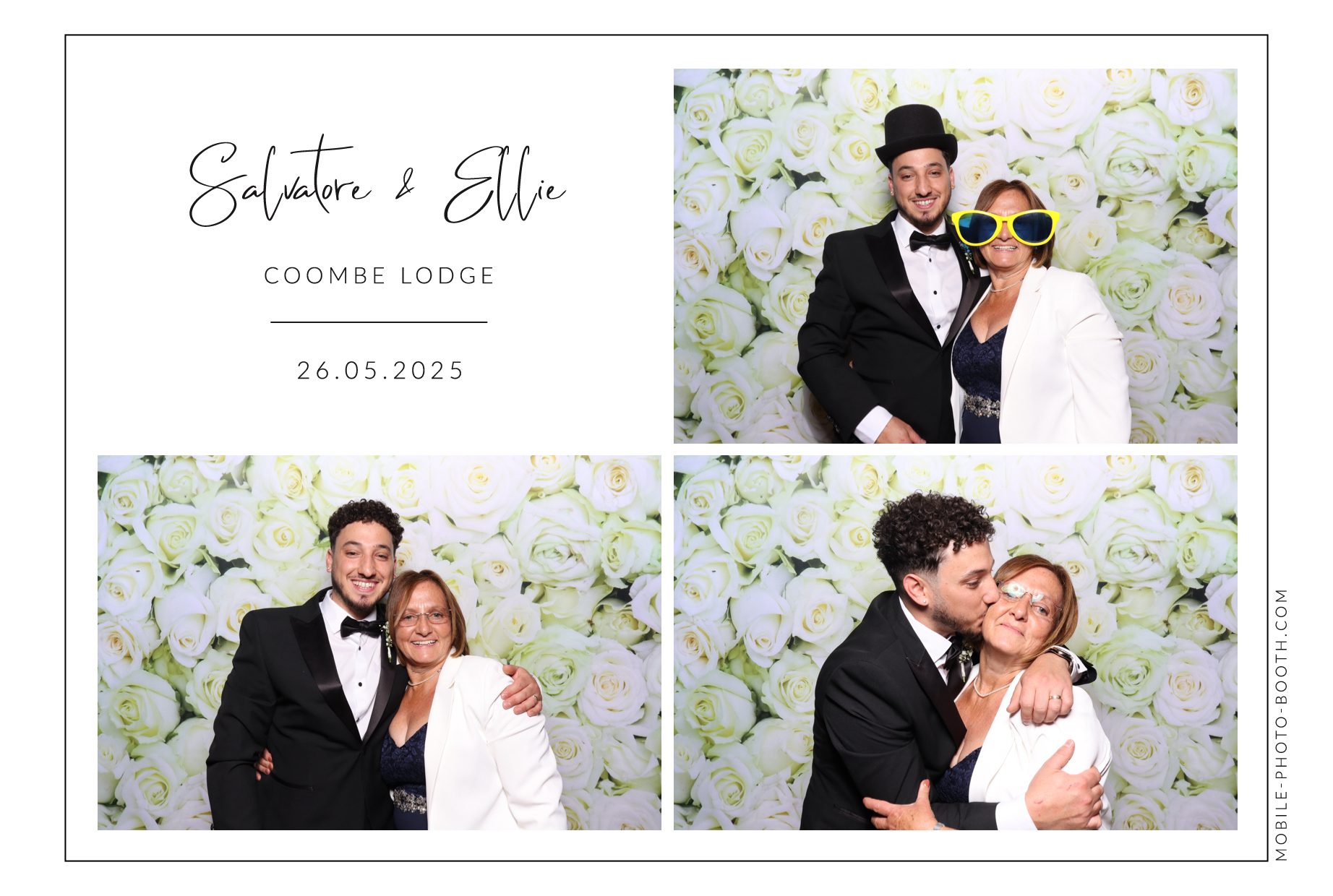 Salvatore & Ellie | View more photos from the event at images.mobile-photo-booth.com/u/MobilePhotoBoothUK/Salvatore-Ellie