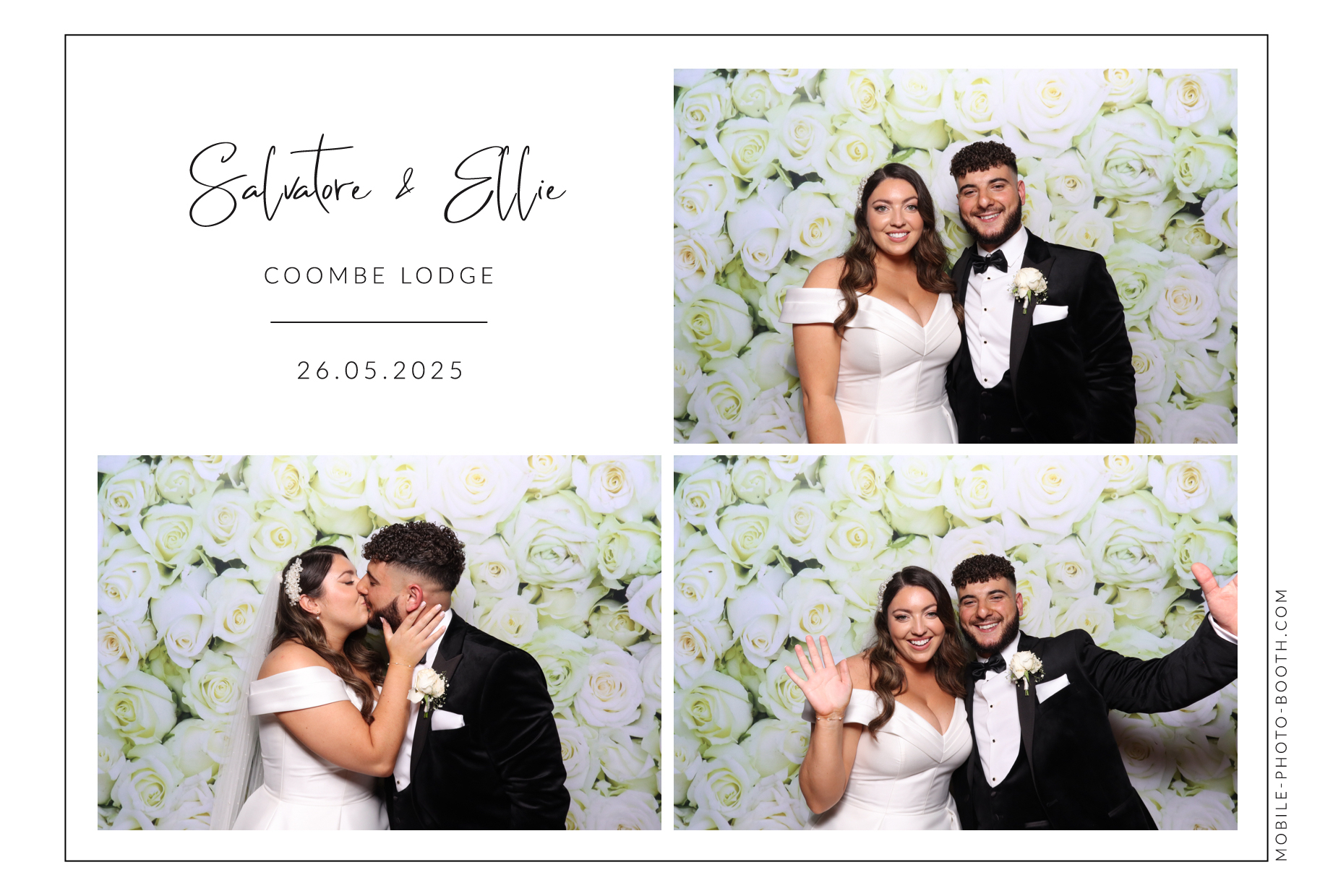 Salvatore & Ellie | View more photos from the event at images.mobile-photo-booth.com/u/MobilePhotoBoothUK/Salvatore-Ellie