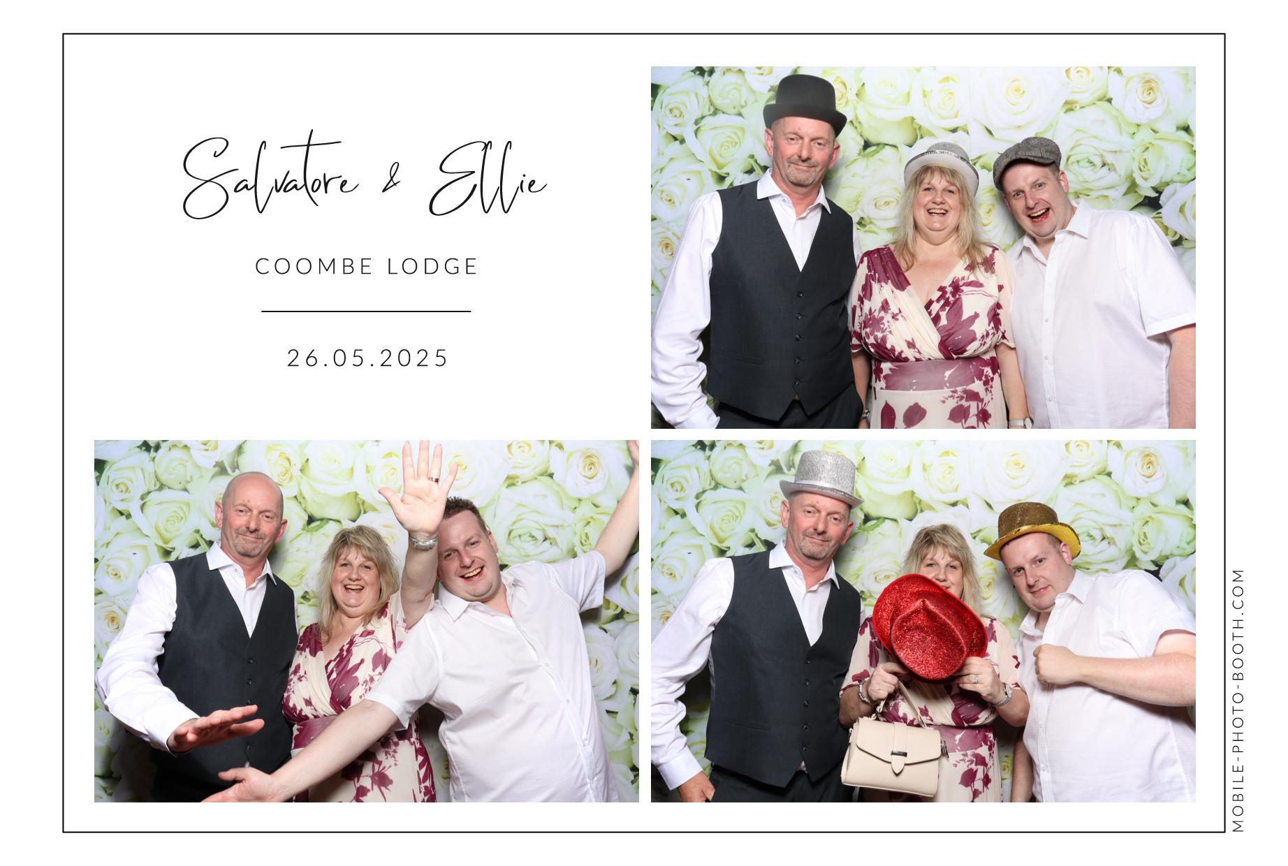 Salvatore & Ellie | View more photos from the event at images.mobile-photo-booth.com/u/MobilePhotoBoothUK/Salvatore-Ellie