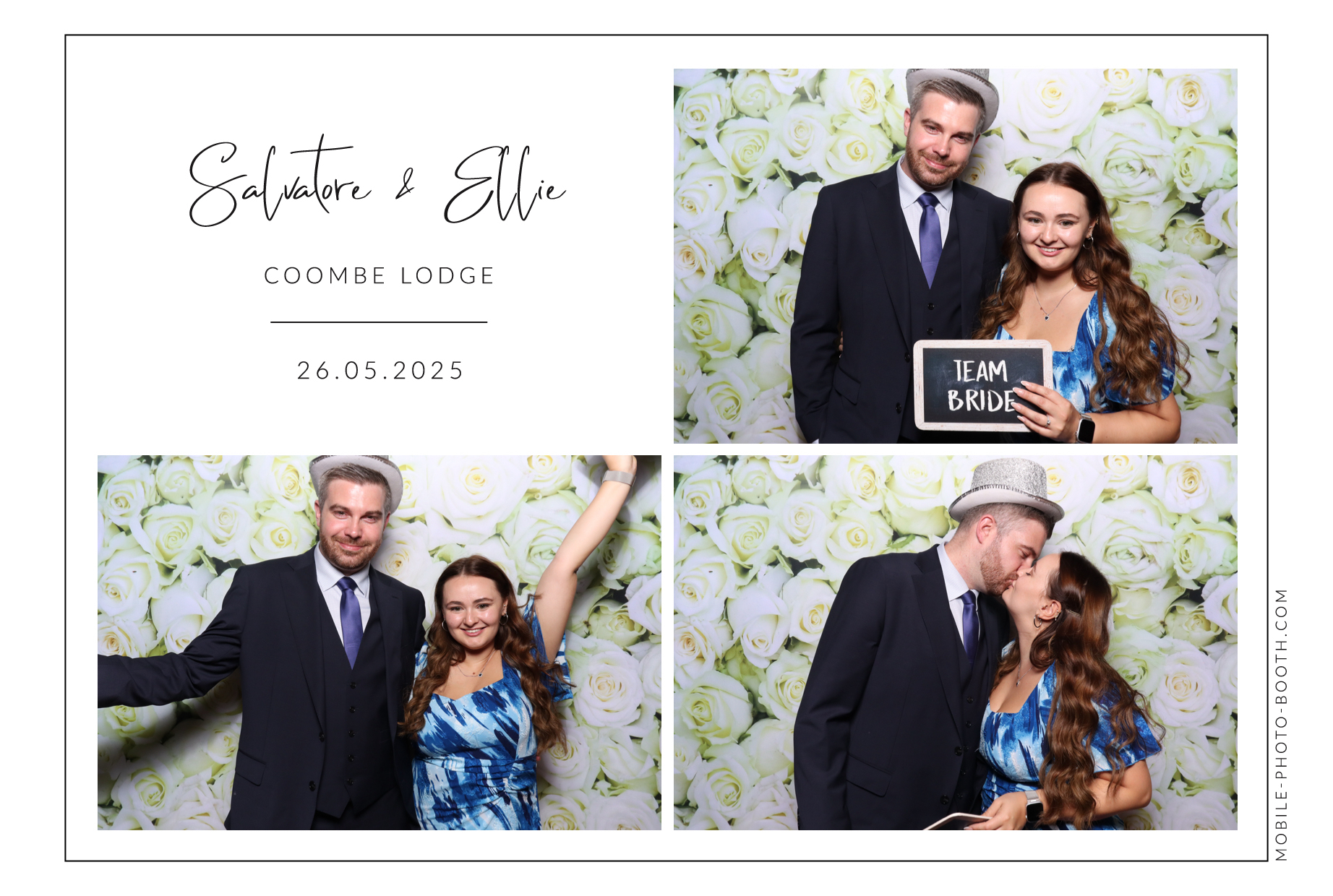 Salvatore & Ellie | View more photos from the event at images.mobile-photo-booth.com/u/MobilePhotoBoothUK/Salvatore-Ellie