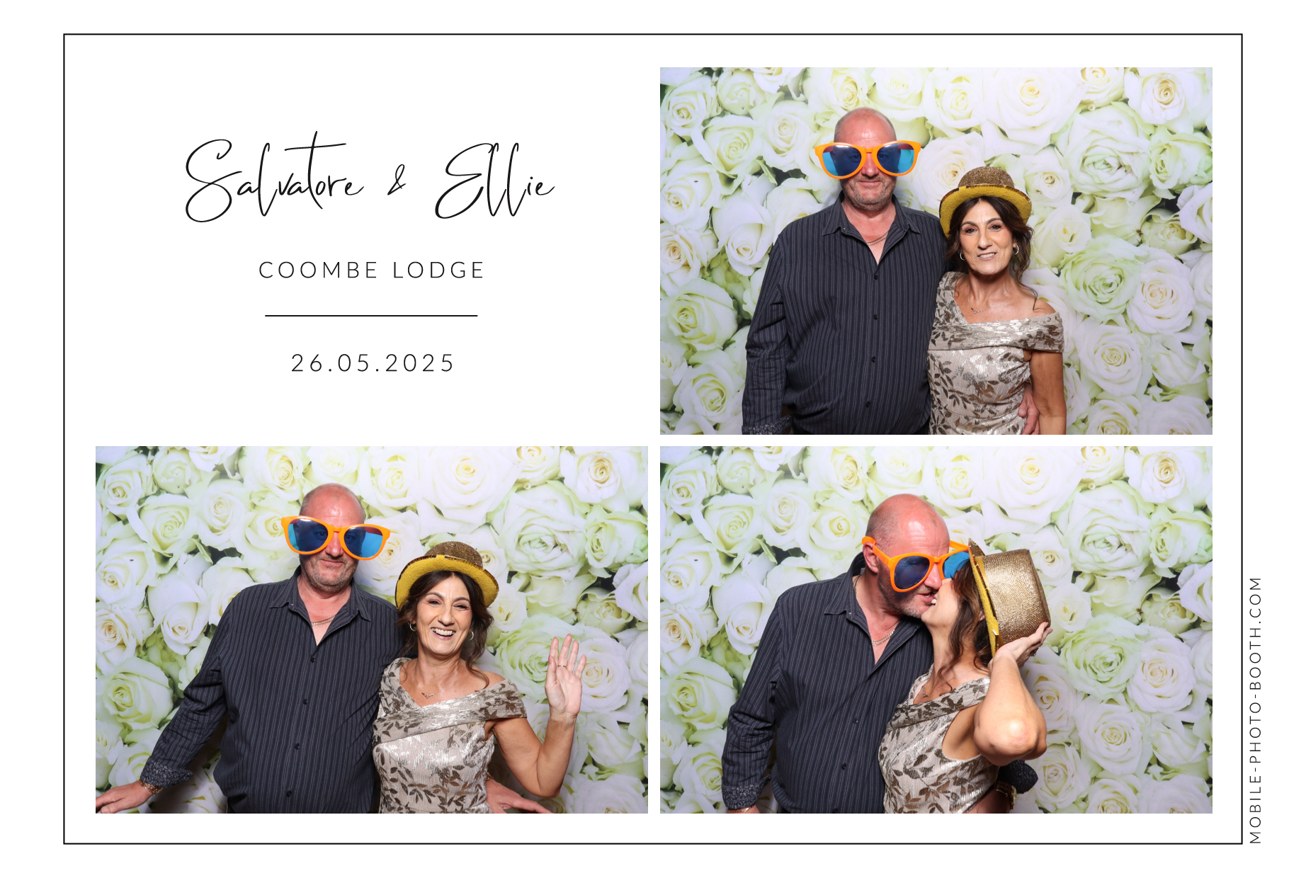 Salvatore & Ellie | View more photos from the event at images.mobile-photo-booth.com/u/MobilePhotoBoothUK/Salvatore-Ellie