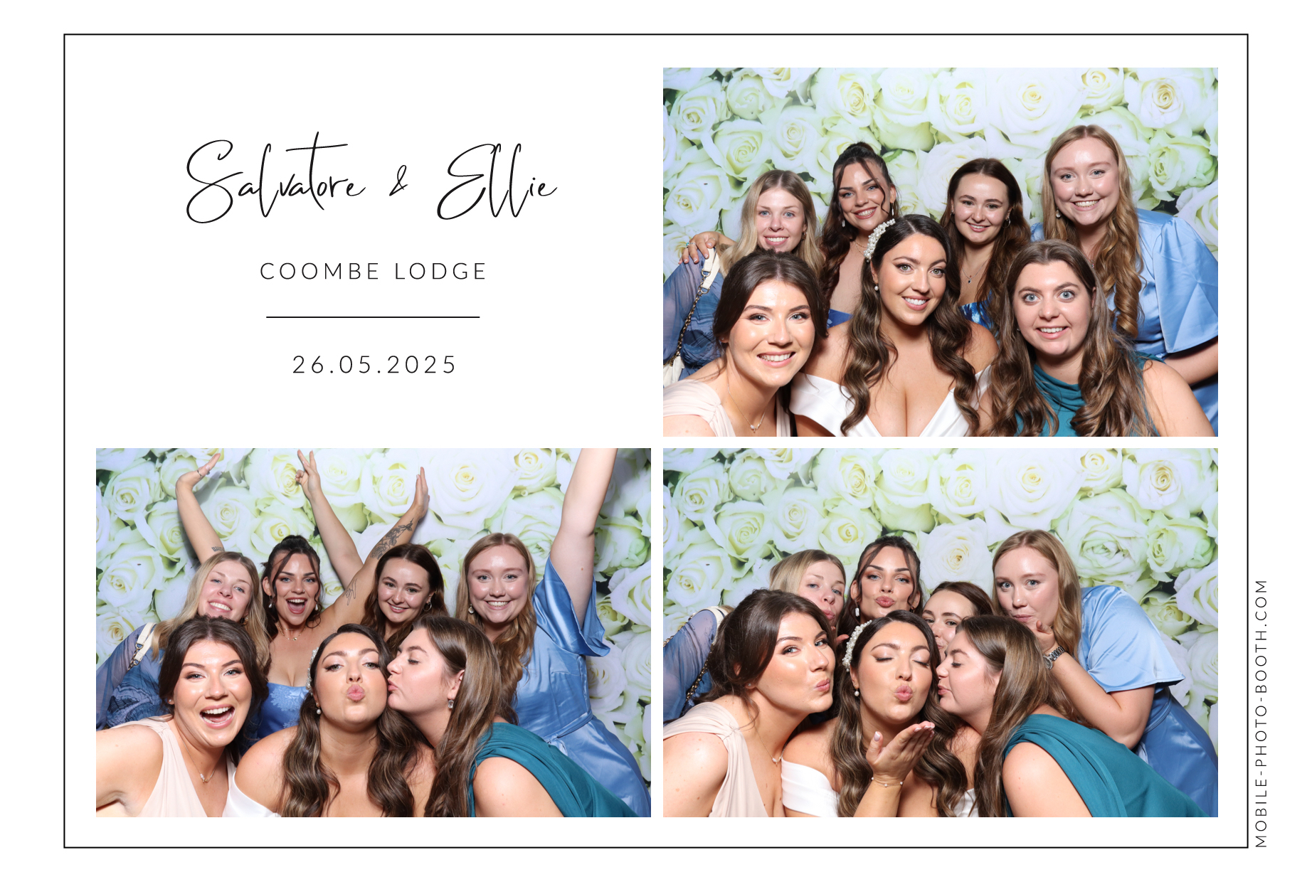 Salvatore & Ellie | View more photos from the event at images.mobile-photo-booth.com/u/MobilePhotoBoothUK/Salvatore-Ellie