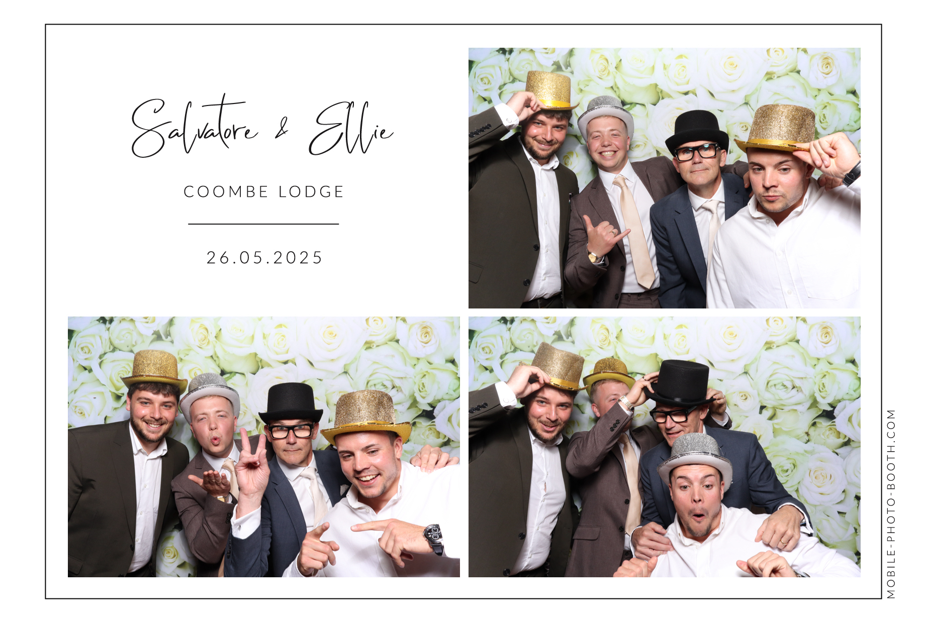 Salvatore & Ellie | View more photos from the event at images.mobile-photo-booth.com/u/MobilePhotoBoothUK/Salvatore-Ellie