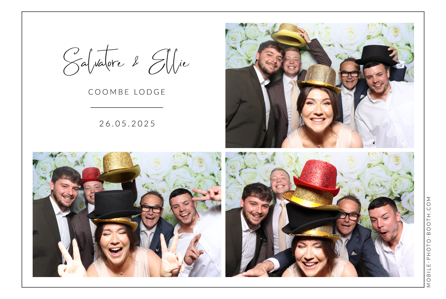 Salvatore & Ellie | View more photos from the event at images.mobile-photo-booth.com/u/MobilePhotoBoothUK/Salvatore-Ellie