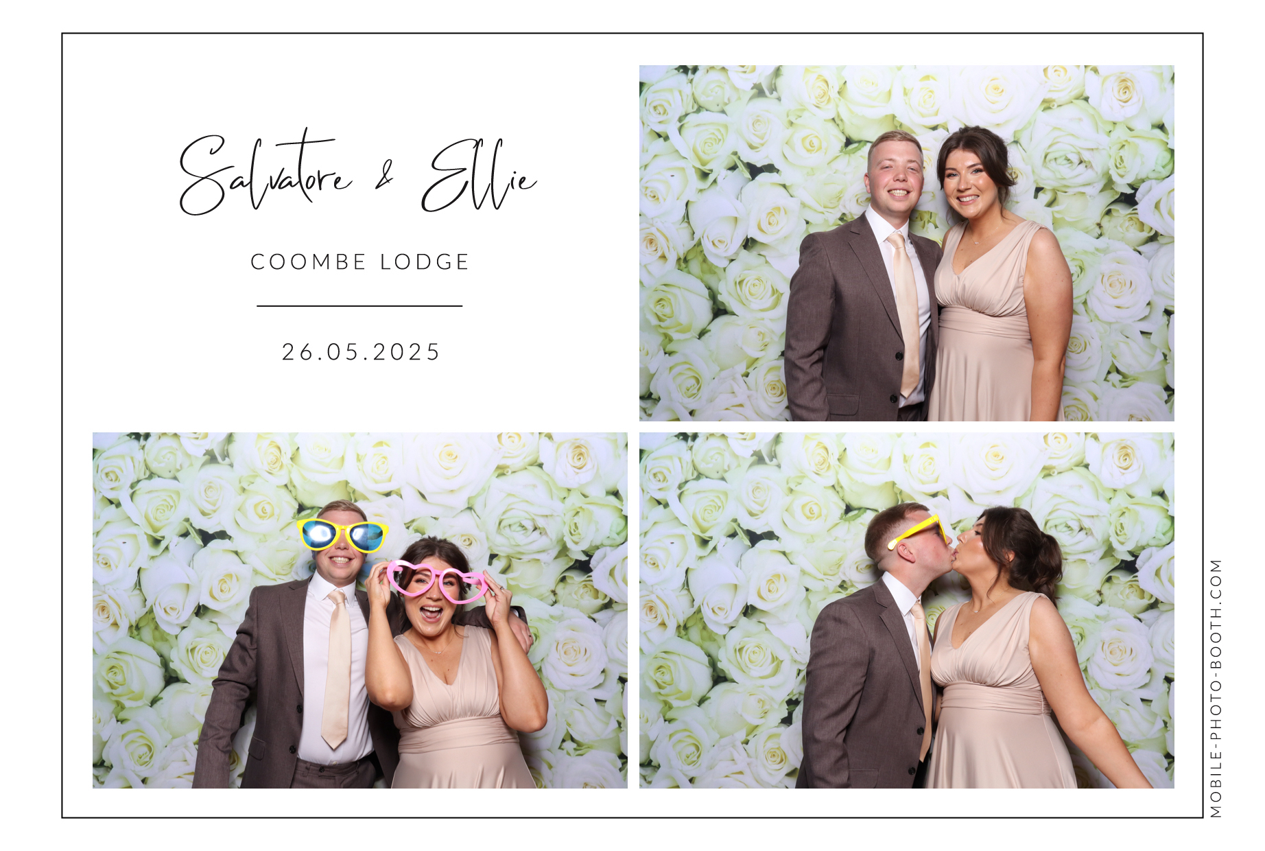 Salvatore & Ellie | View more photos from the event at images.mobile-photo-booth.com/u/MobilePhotoBoothUK/Salvatore-Ellie