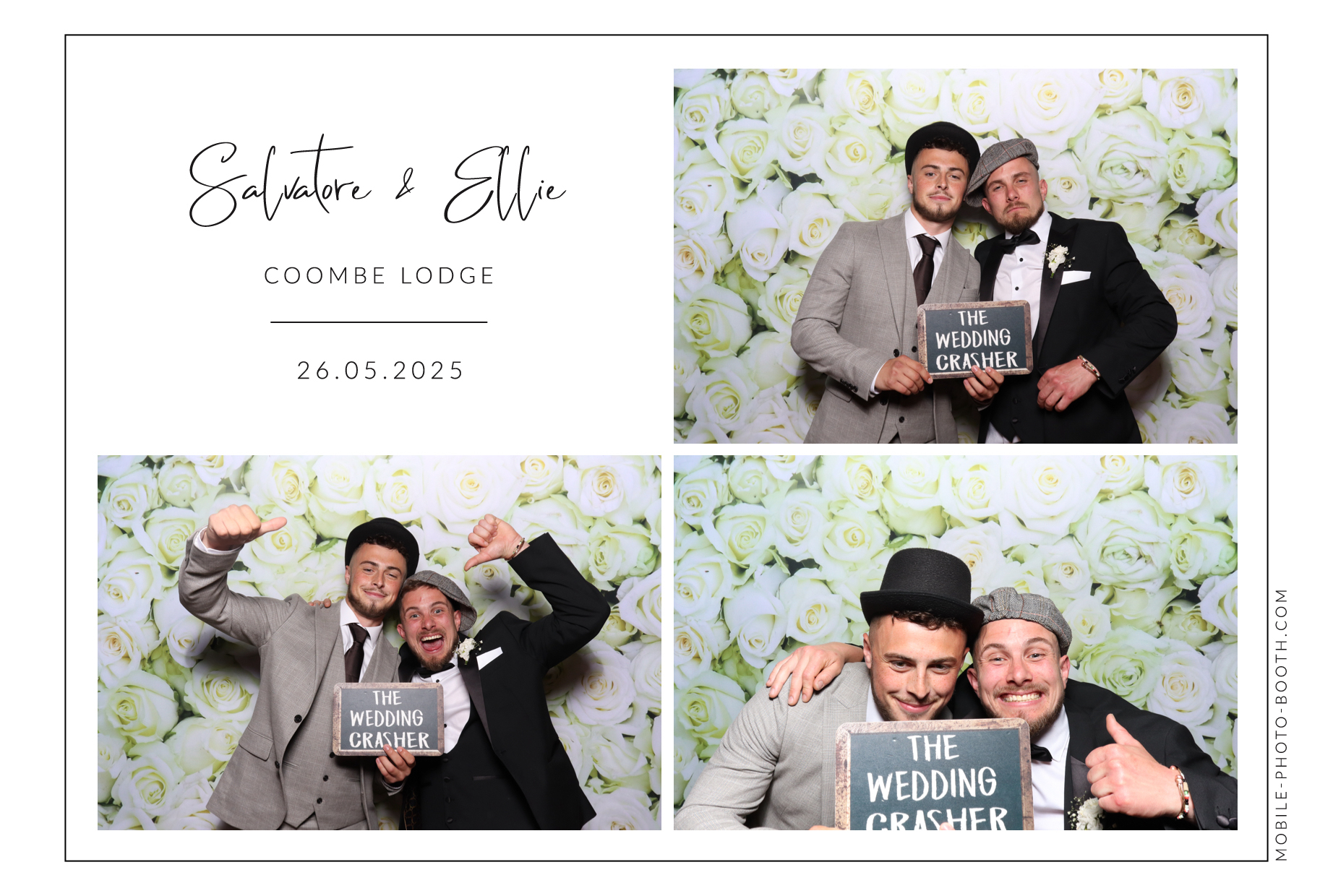 Salvatore & Ellie | View more photos from the event at images.mobile-photo-booth.com/u/MobilePhotoBoothUK/Salvatore-Ellie