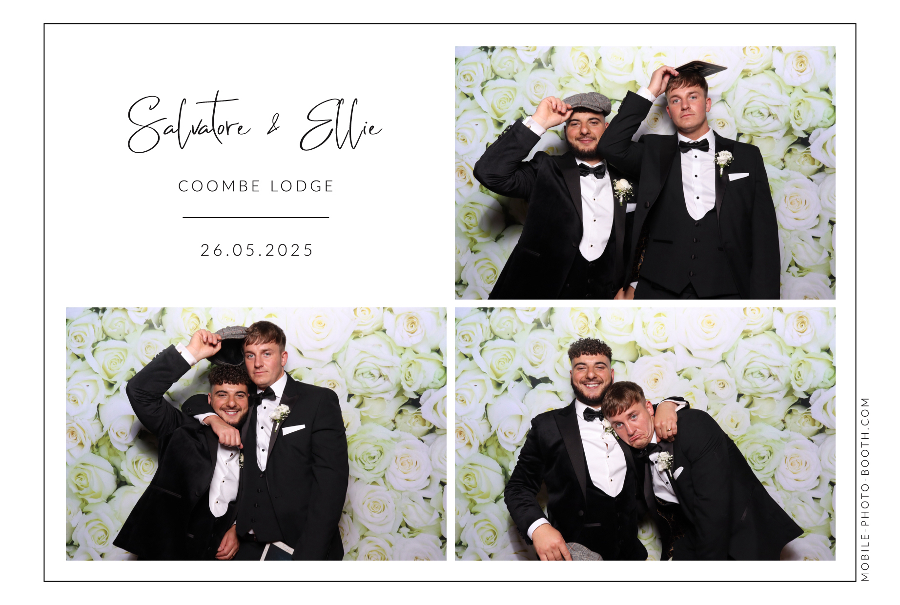 Salvatore & Ellie | View more photos from the event at images.mobile-photo-booth.com/u/MobilePhotoBoothUK/Salvatore-Ellie