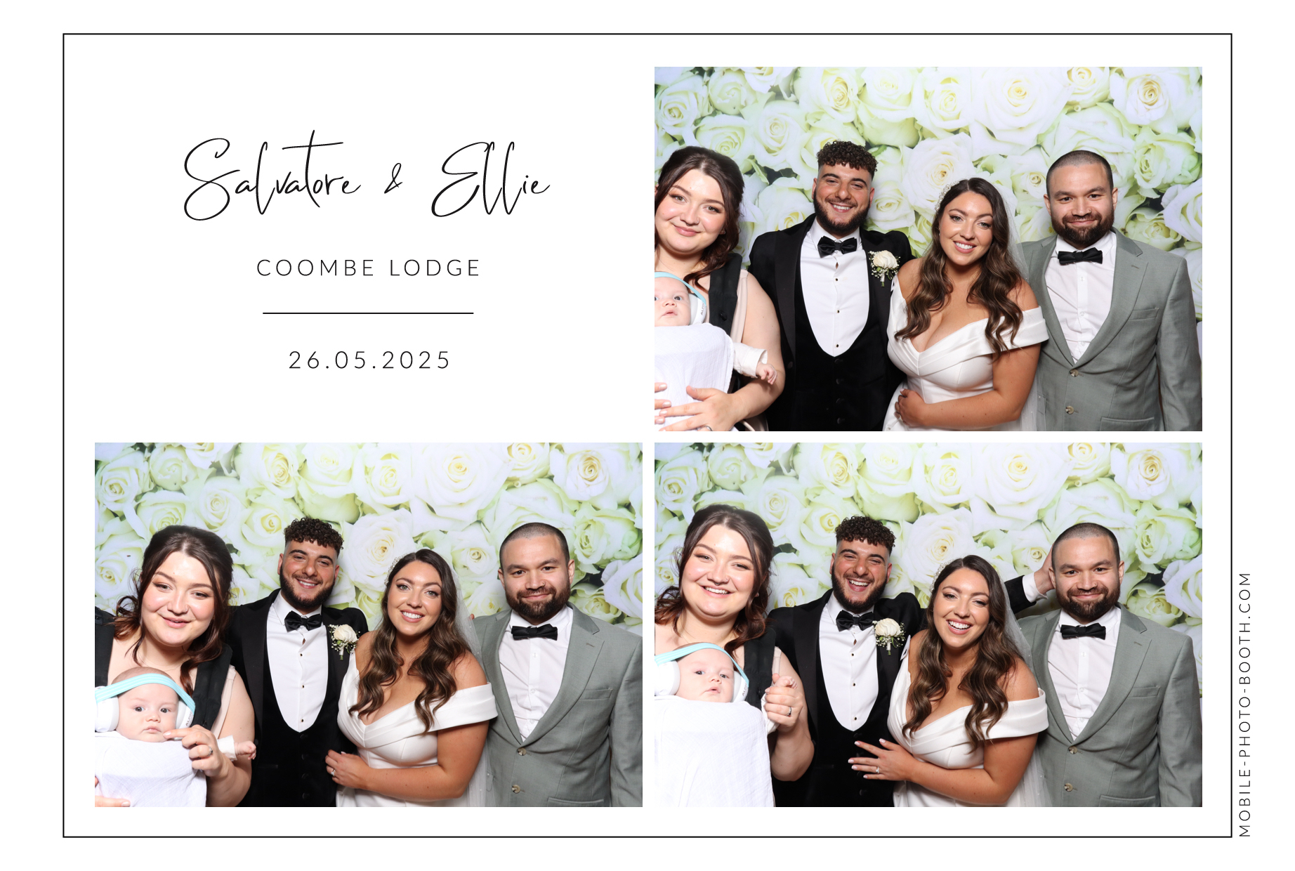 Salvatore & Ellie | View more photos from the event at images.mobile-photo-booth.com/u/MobilePhotoBoothUK/Salvatore-Ellie