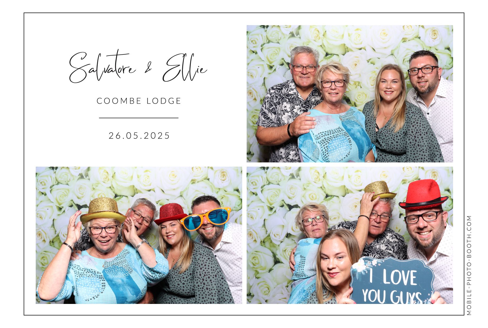 Salvatore & Ellie | View more photos from the event at images.mobile-photo-booth.com/u/MobilePhotoBoothUK/Salvatore-Ellie