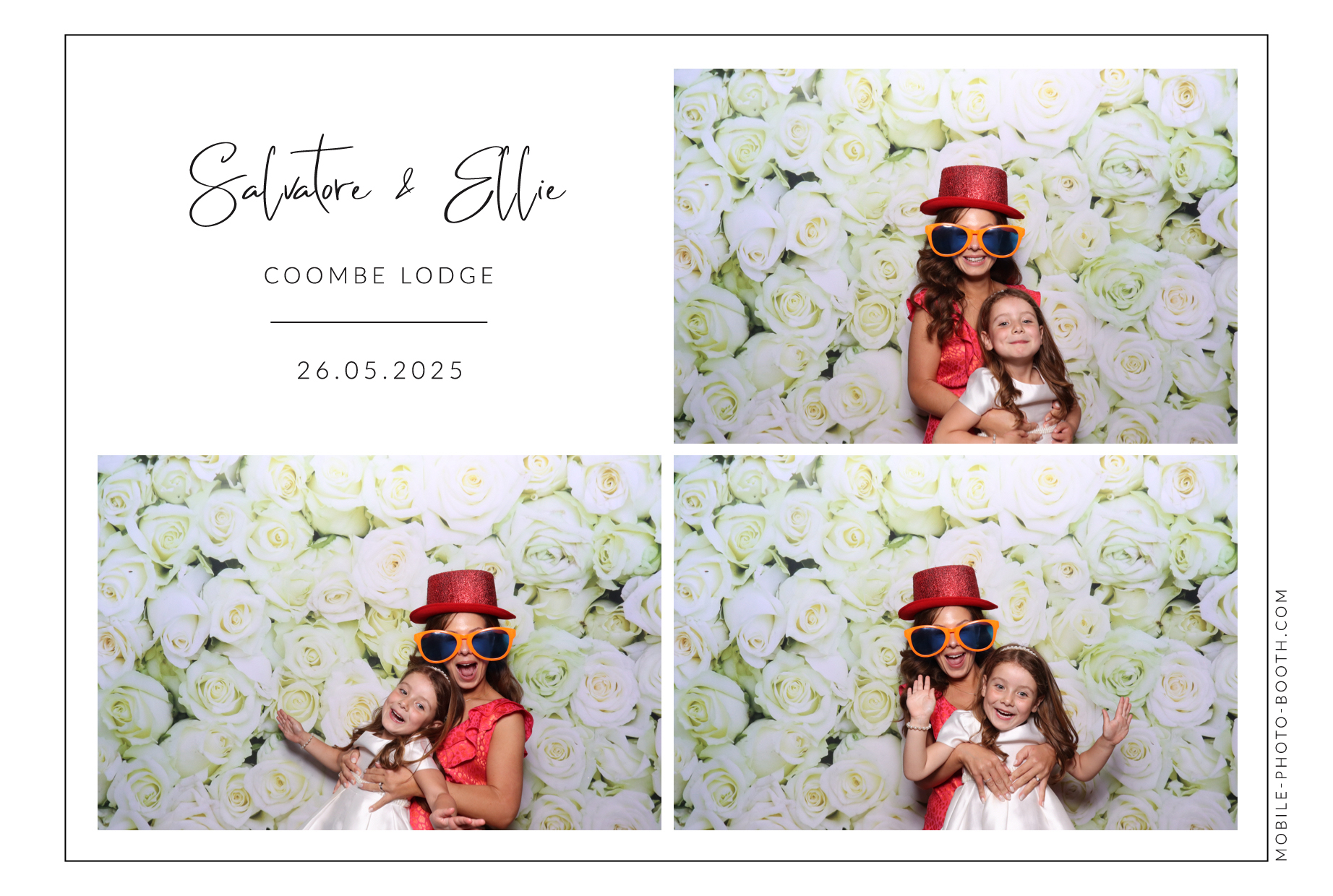Salvatore & Ellie | View more photos from the event at images.mobile-photo-booth.com/u/MobilePhotoBoothUK/Salvatore-Ellie