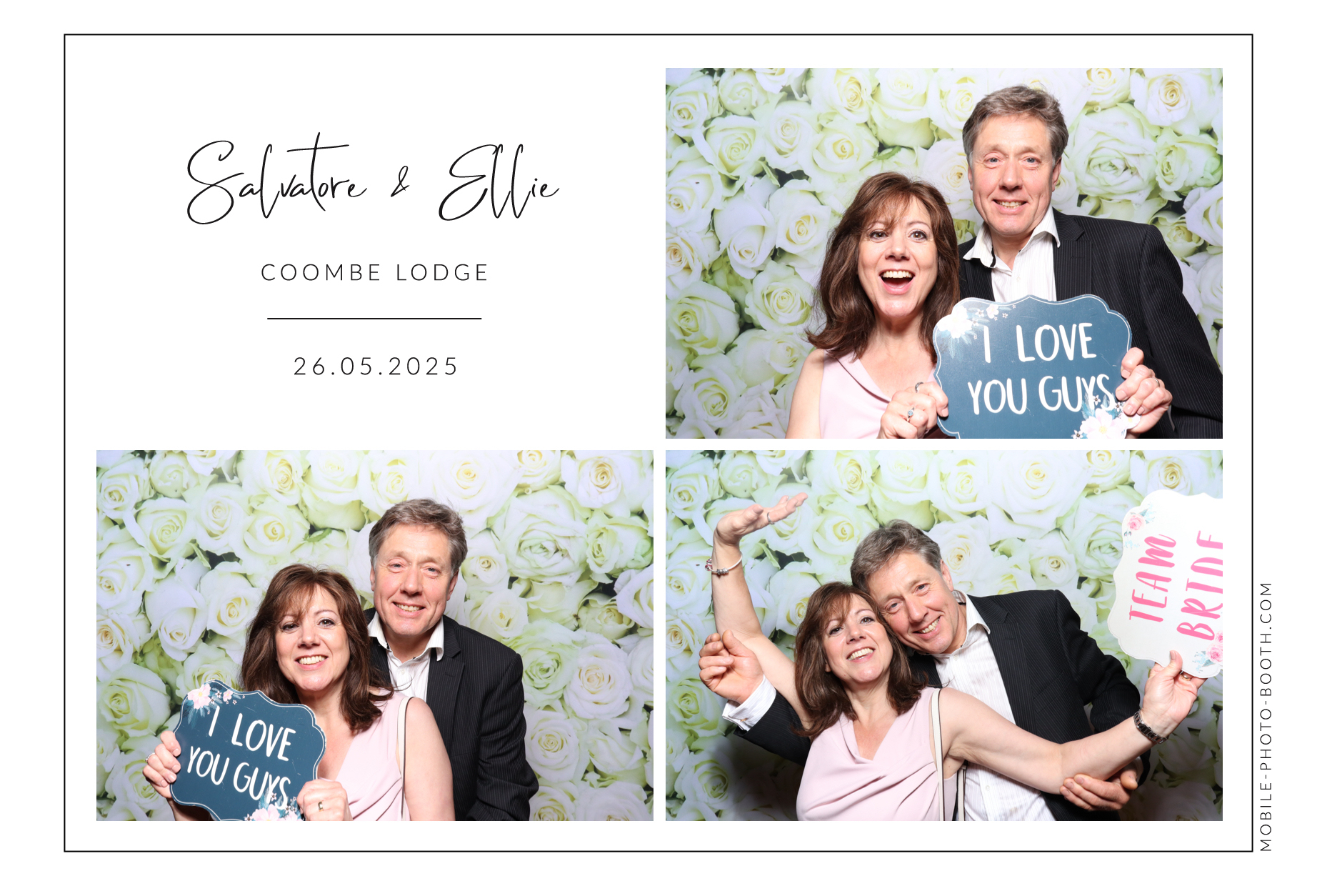 Salvatore & Ellie | View more photos from the event at images.mobile-photo-booth.com/u/MobilePhotoBoothUK/Salvatore-Ellie