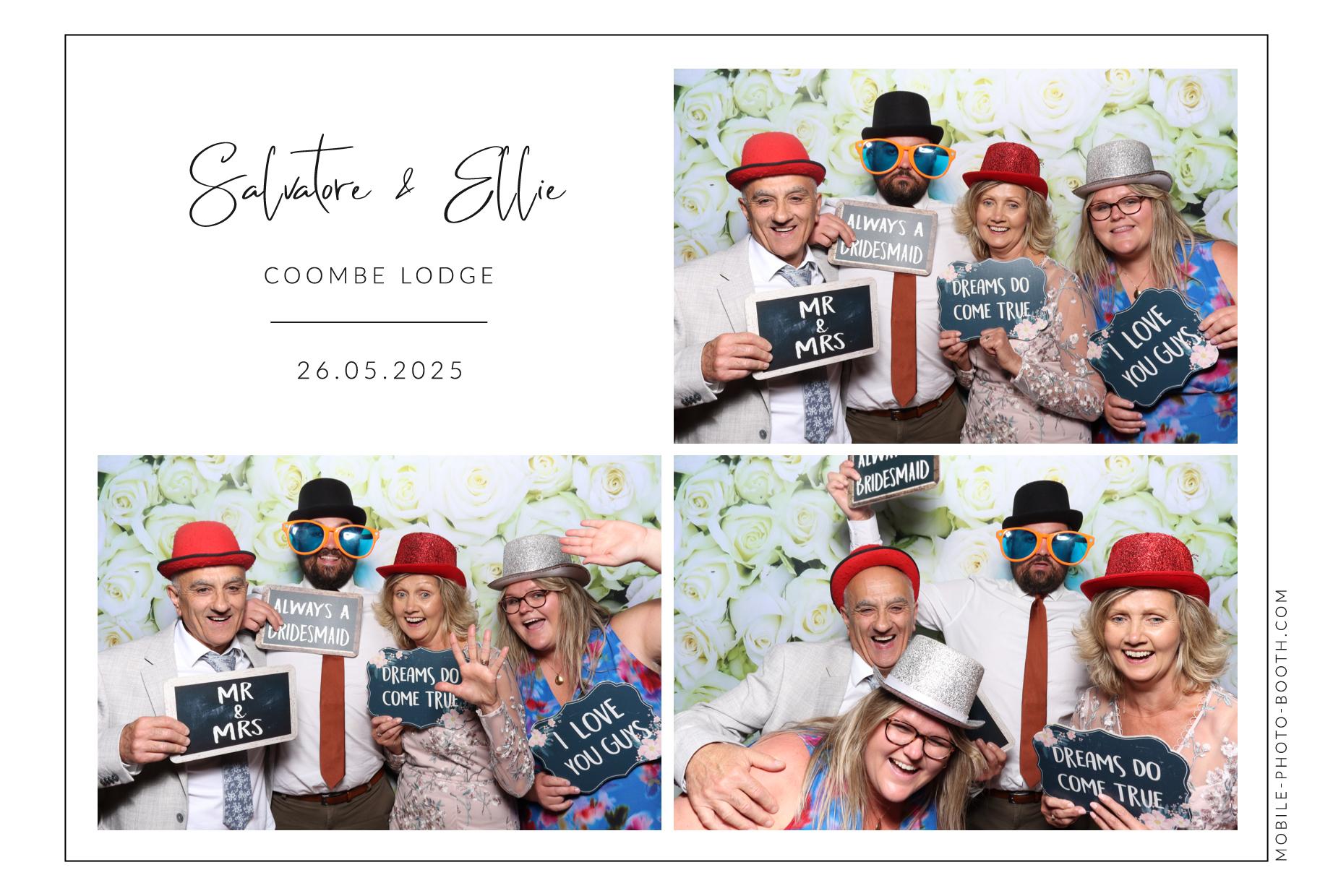 Salvatore & Ellie | View more photos from the event at images.mobile-photo-booth.com/u/MobilePhotoBoothUK/Salvatore-Ellie