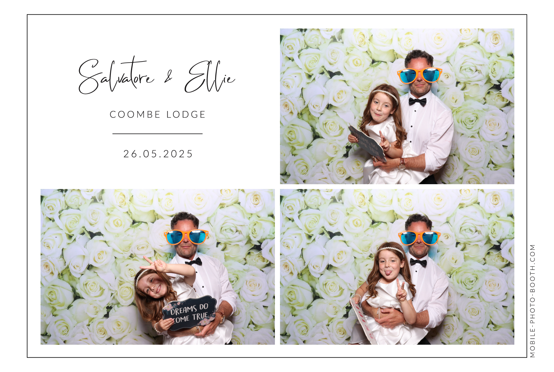Salvatore & Ellie | View more photos from the event at images.mobile-photo-booth.com/u/MobilePhotoBoothUK/Salvatore-Ellie