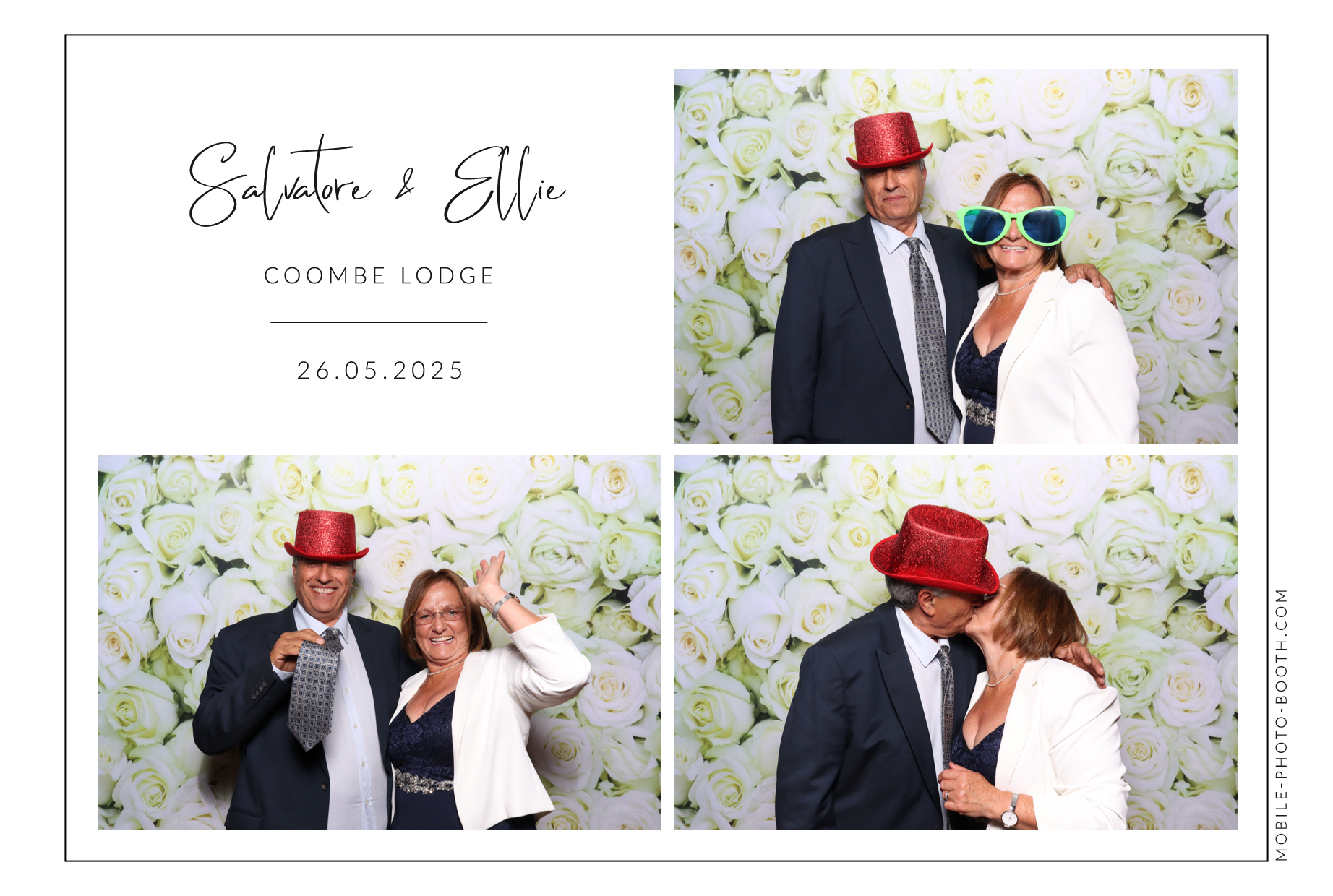 Salvatore & Ellie | View more photos from the event at images.mobile-photo-booth.com/u/MobilePhotoBoothUK/Salvatore-Ellie