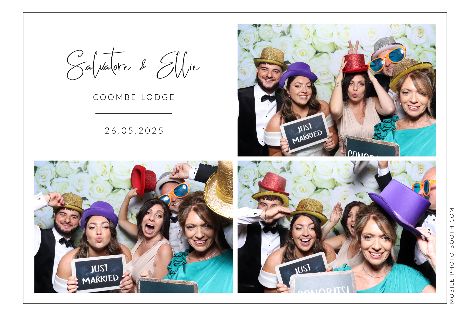 Salvatore & Ellie | View more photos from the event at images.mobile-photo-booth.com/u/MobilePhotoBoothUK/Salvatore-Ellie