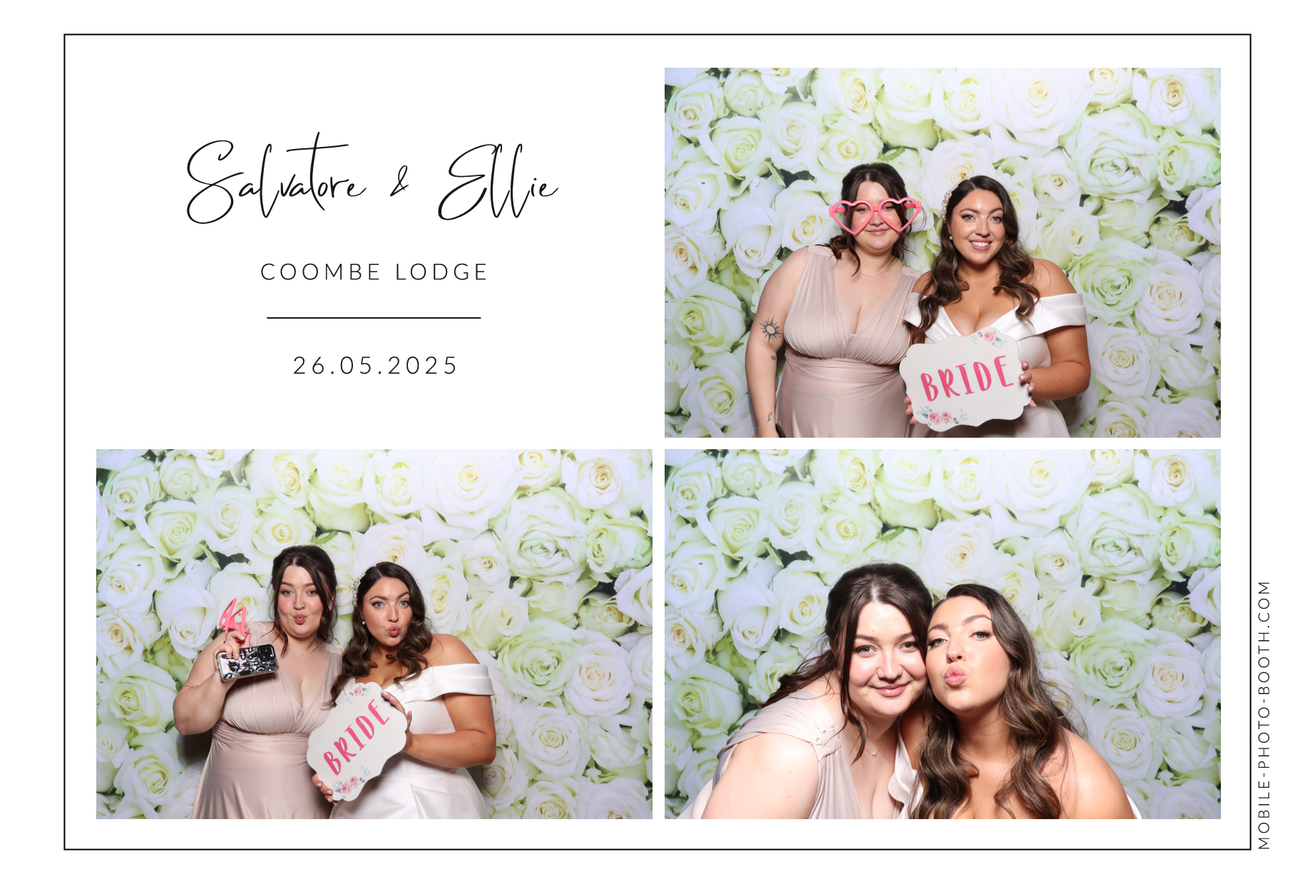 Salvatore & Ellie | View more photos from the event at images.mobile-photo-booth.com/u/MobilePhotoBoothUK/Salvatore-Ellie