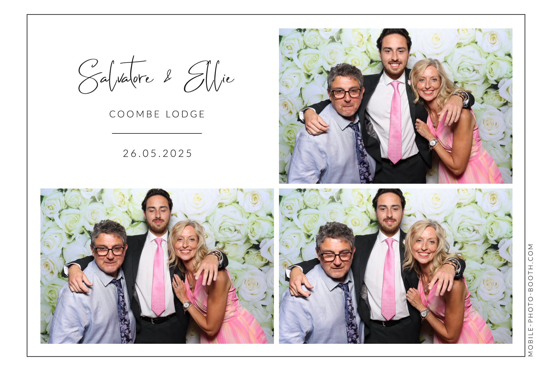 Salvatore & Ellie | View more photos from the event at images.mobile-photo-booth.com/u/MobilePhotoBoothUK/Salvatore-Ellie