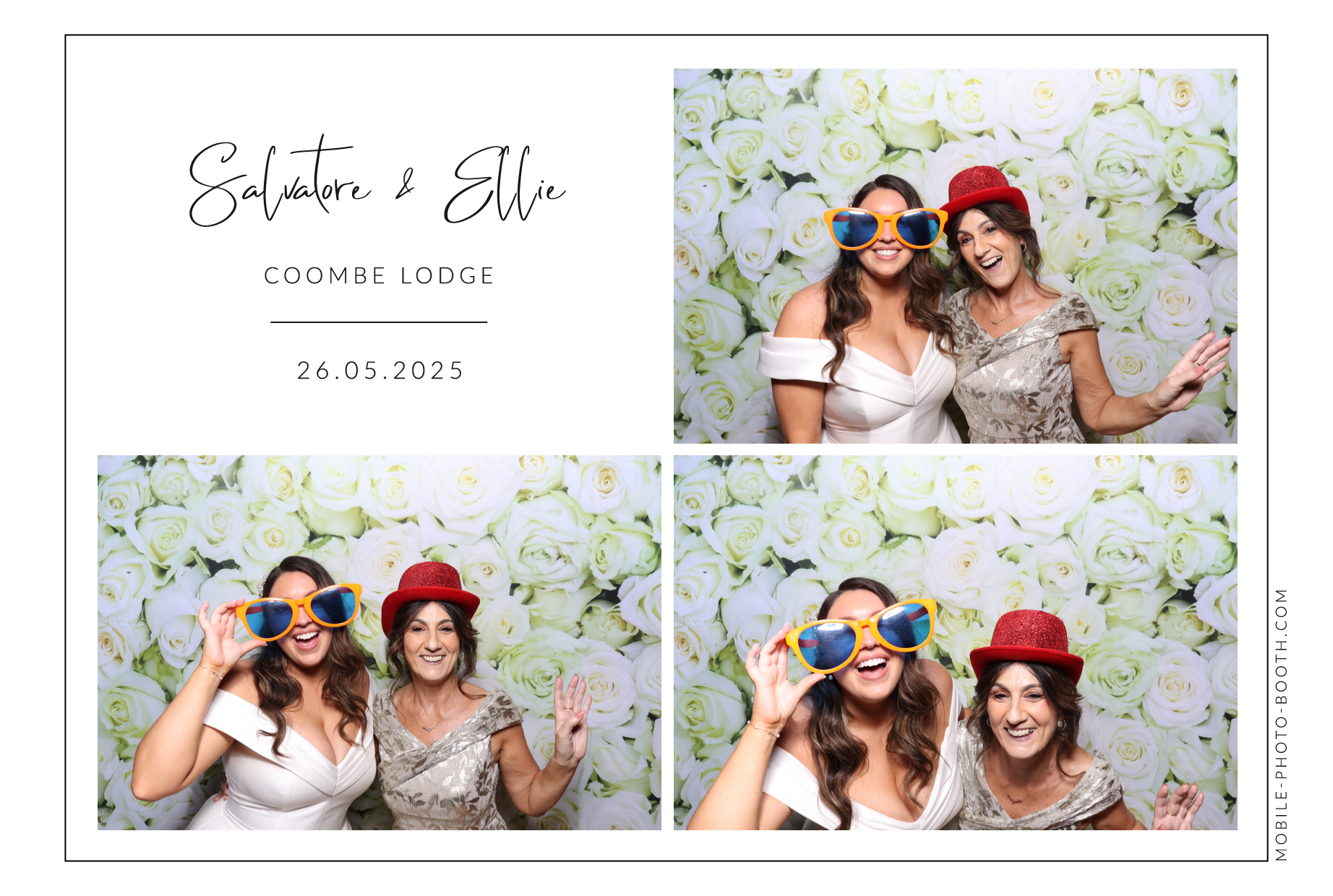 Salvatore & Ellie | View more photos from the event at images.mobile-photo-booth.com/u/MobilePhotoBoothUK/Salvatore-Ellie