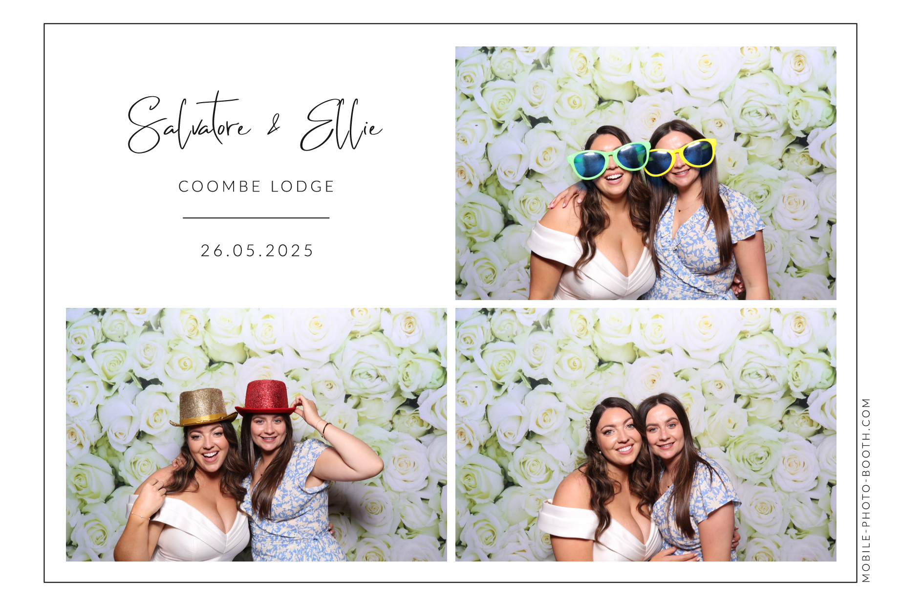 Salvatore & Ellie | View more photos from the event at images.mobile-photo-booth.com/u/MobilePhotoBoothUK/Salvatore-Ellie