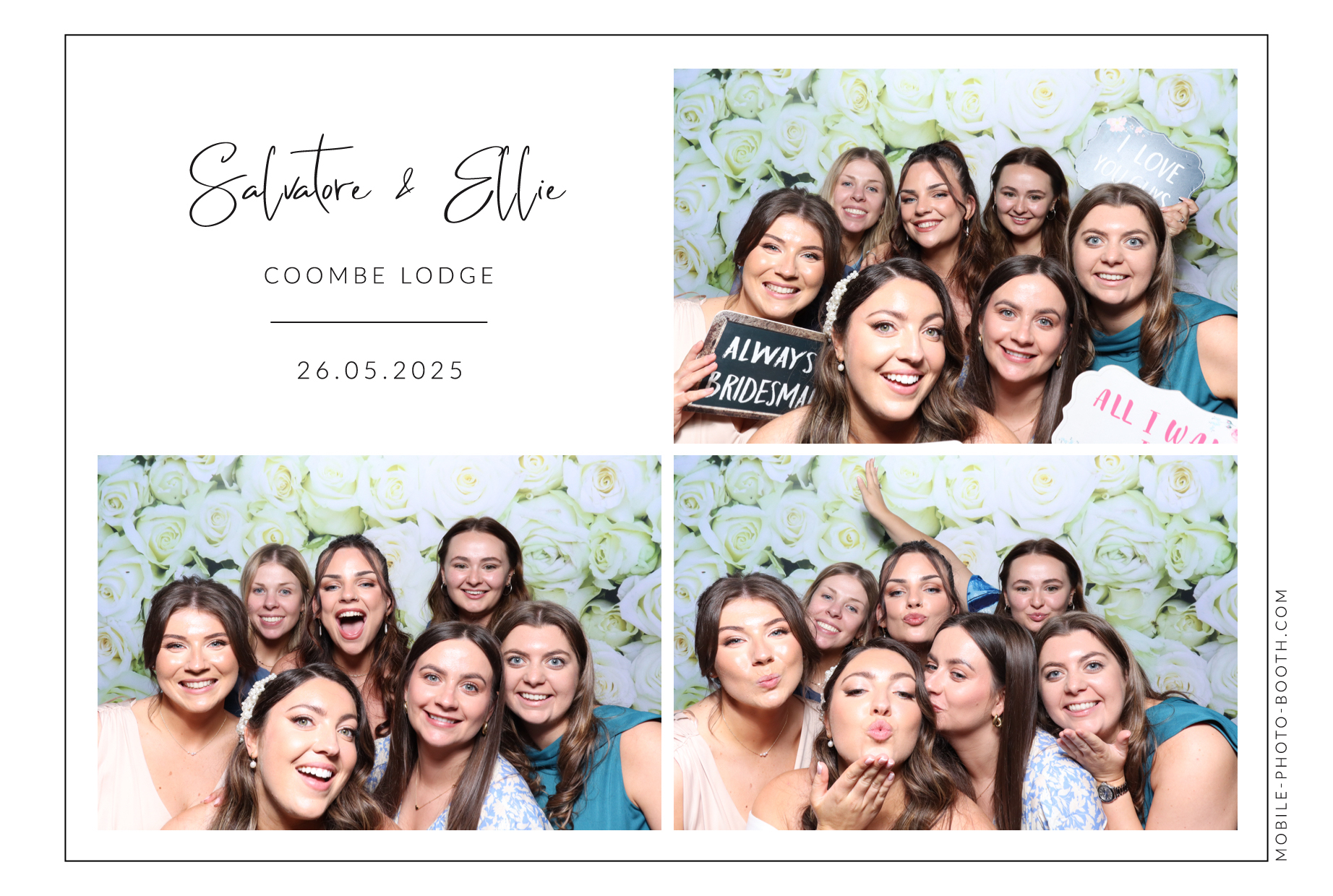 Salvatore & Ellie | View more photos from the event at images.mobile-photo-booth.com/u/MobilePhotoBoothUK/Salvatore-Ellie