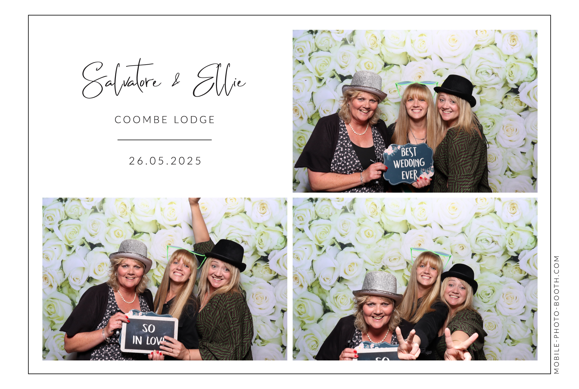 Salvatore & Ellie | View more photos from the event at images.mobile-photo-booth.com/u/MobilePhotoBoothUK/Salvatore-Ellie