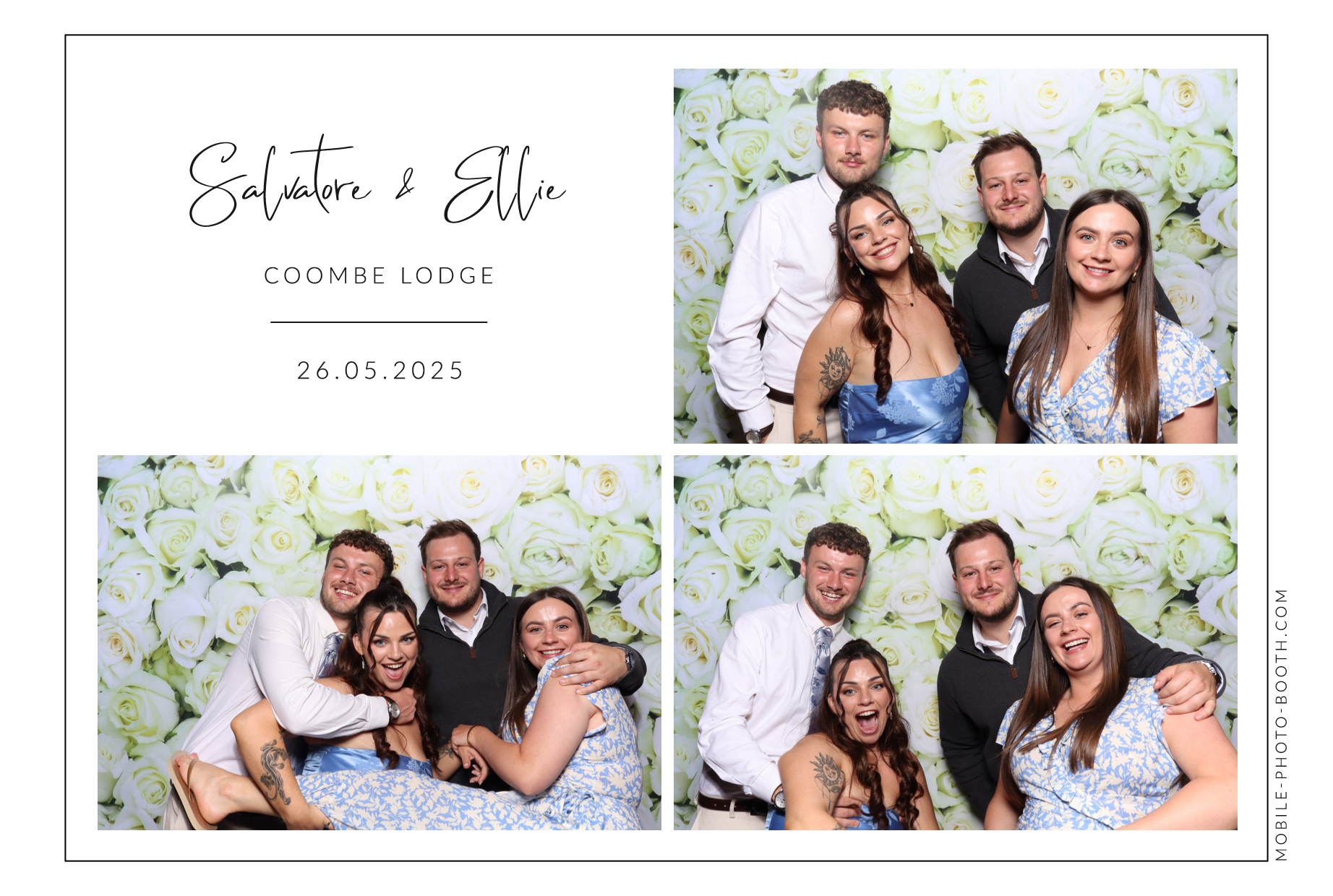 Salvatore & Ellie | View more photos from the event at images.mobile-photo-booth.com/u/MobilePhotoBoothUK/Salvatore-Ellie