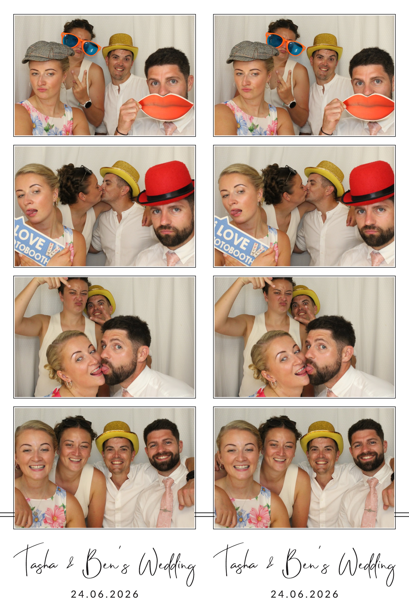 Tasha & Ben | View more photos from the event at images.mobile-photo-booth.com/u/MobilePhotoBoothUK/Tasha-Ben