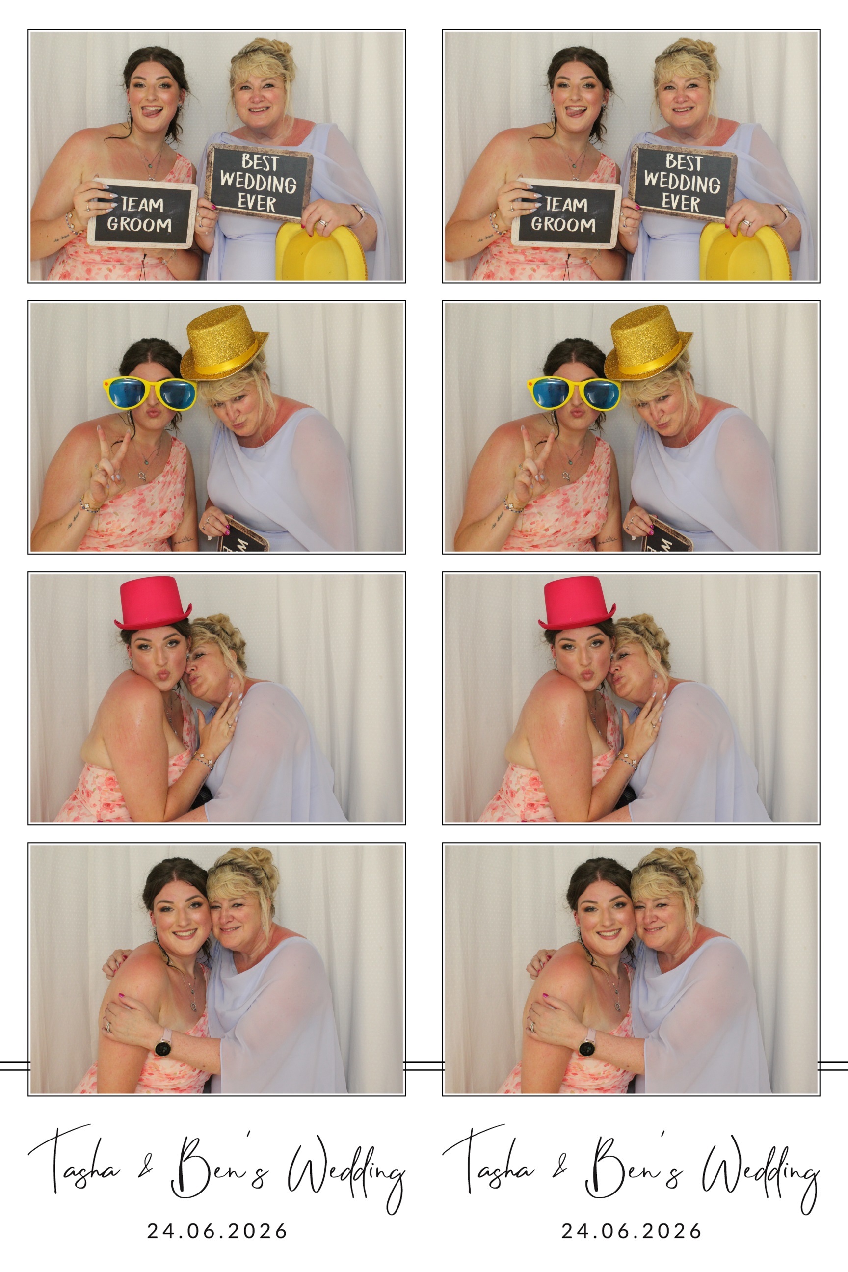 Tasha & Ben | View more photos from the event at images.mobile-photo-booth.com/u/MobilePhotoBoothUK/Tasha-Ben