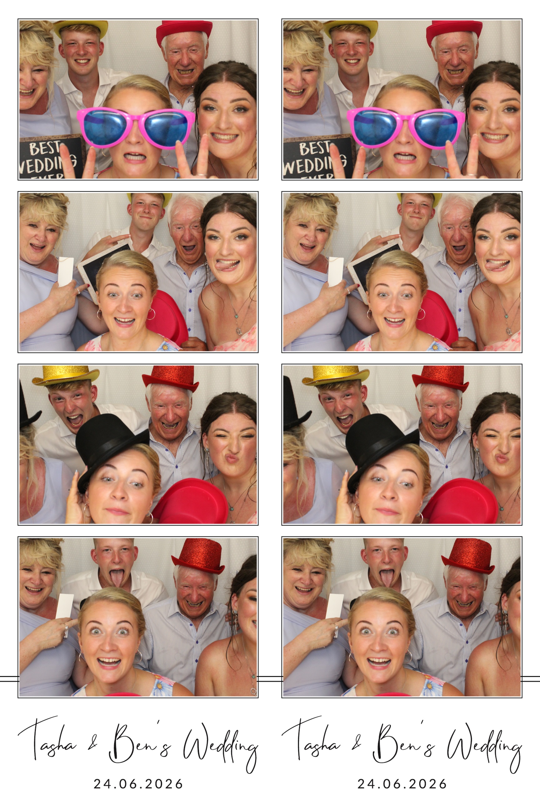 Tasha & Ben | View more photos from the event at images.mobile-photo-booth.com/u/MobilePhotoBoothUK/Tasha-Ben