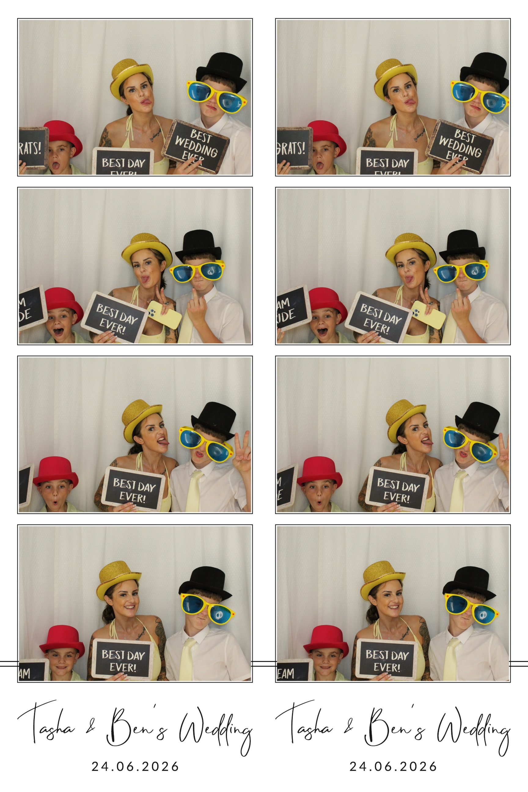 Tasha & Ben | View more photos from the event at images.mobile-photo-booth.com/u/MobilePhotoBoothUK/Tasha-Ben