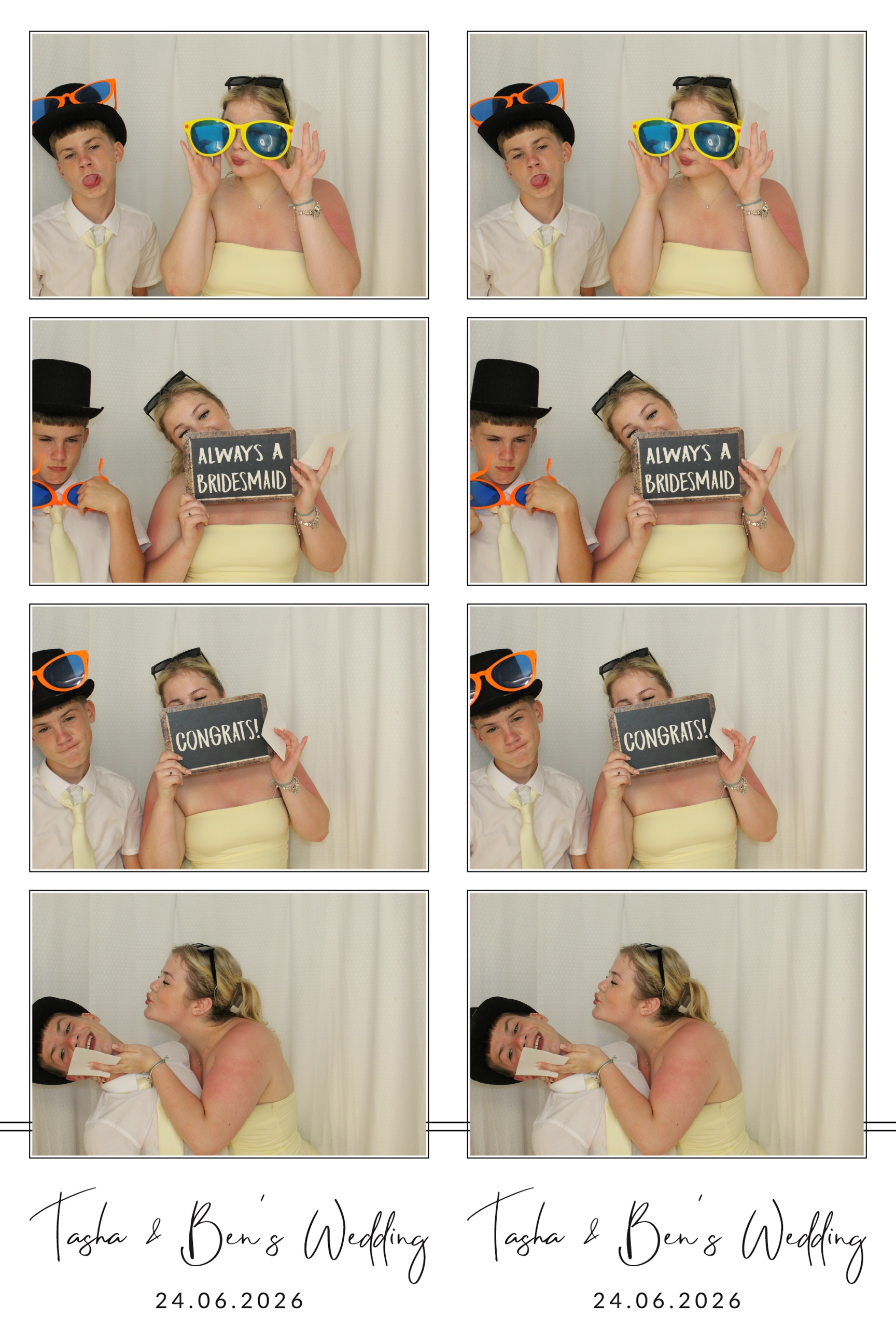 Tasha & Ben | View more photos from the event at images.mobile-photo-booth.com/u/MobilePhotoBoothUK/Tasha-Ben