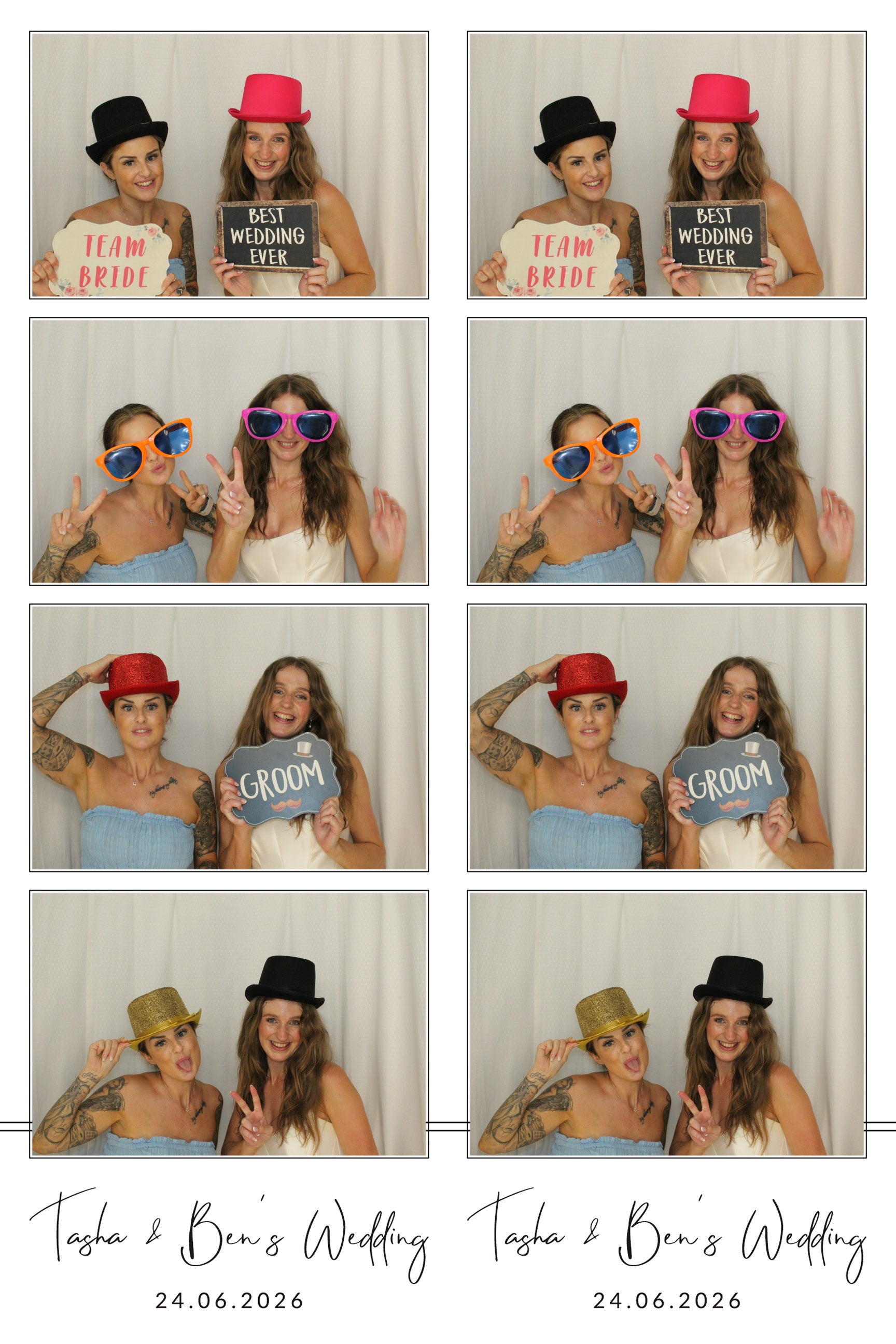 Tasha & Ben | View more photos from the event at images.mobile-photo-booth.com/u/MobilePhotoBoothUK/Tasha-Ben