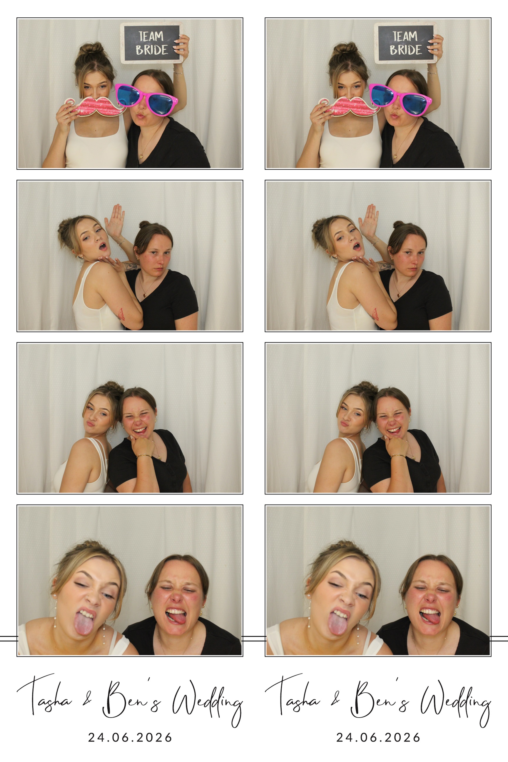 Tasha & Ben | View more photos from the event at images.mobile-photo-booth.com/u/MobilePhotoBoothUK/Tasha-Ben