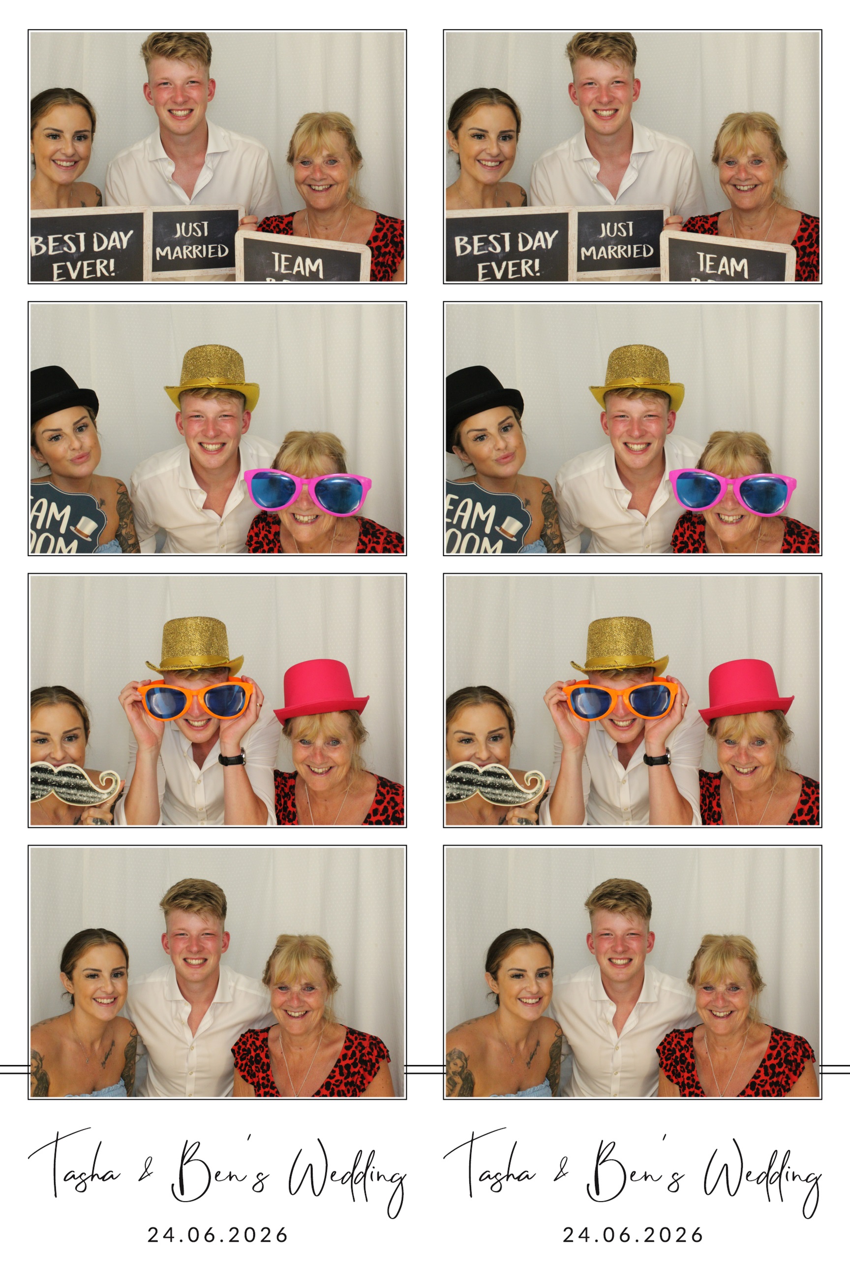 Tasha & Ben | View more photos from the event at images.mobile-photo-booth.com/u/MobilePhotoBoothUK/Tasha-Ben
