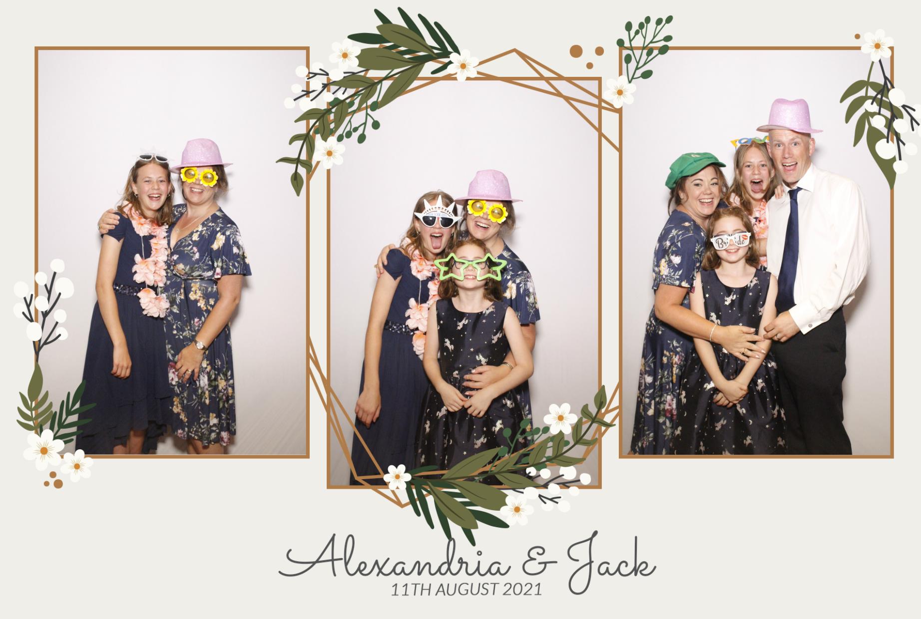 Alexandria & Jack's Wedding | View more photos from the event at gallery.myphotoboothexperience.co.uk/u/MyPhotoBoothExperienceLtd/Alexandria-Jacks-Wedding