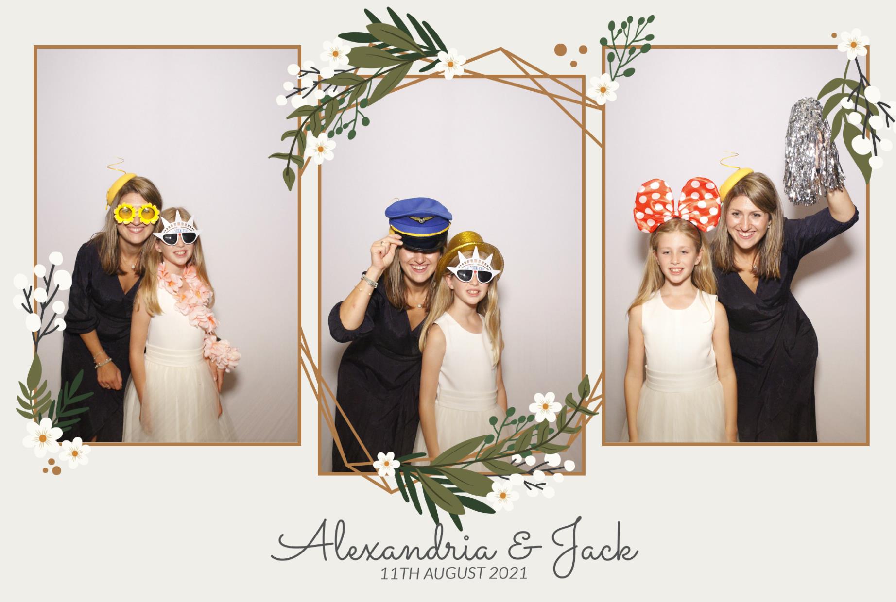 Alexandria & Jack's Wedding | View more photos from the event at gallery.myphotoboothexperience.co.uk/u/MyPhotoBoothExperienceLtd/Alexandria-Jacks-Wedding