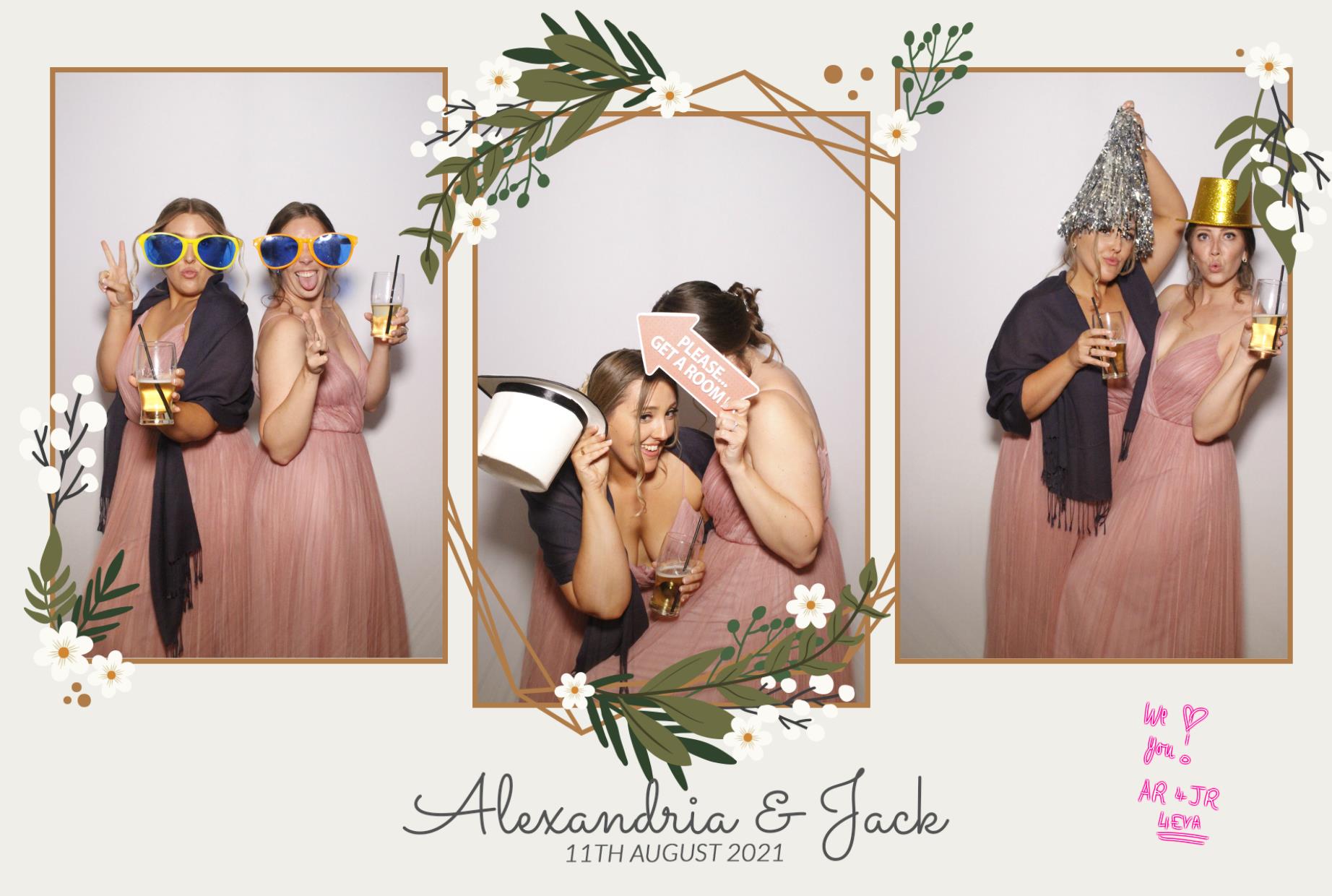 Alexandria & Jack's Wedding | View more photos from the event at gallery.myphotoboothexperience.co.uk/u/MyPhotoBoothExperienceLtd/Alexandria-Jacks-Wedding