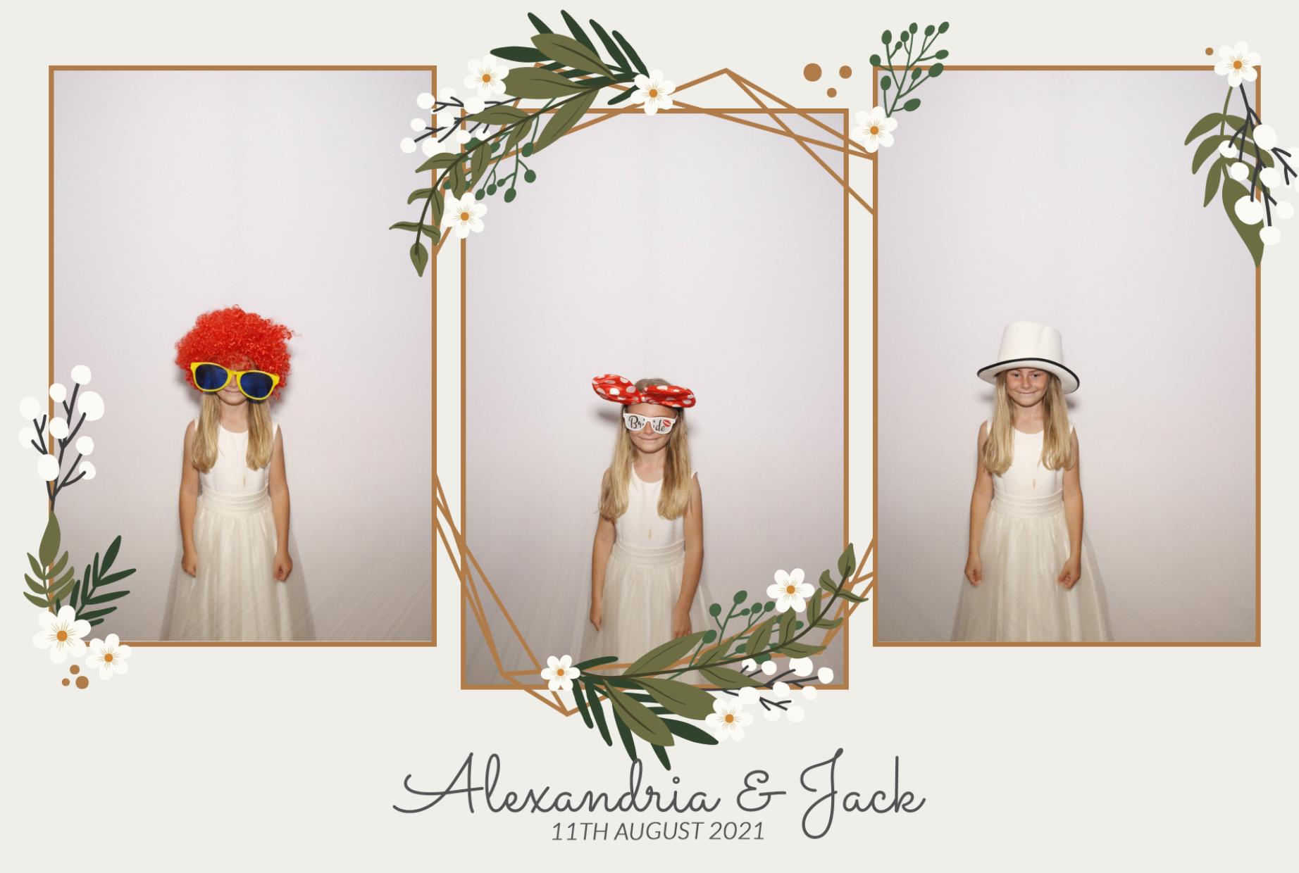 Alexandria & Jack's Wedding | View more photos from the event at gallery.myphotoboothexperience.co.uk/u/MyPhotoBoothExperienceLtd/Alexandria-Jacks-Wedding