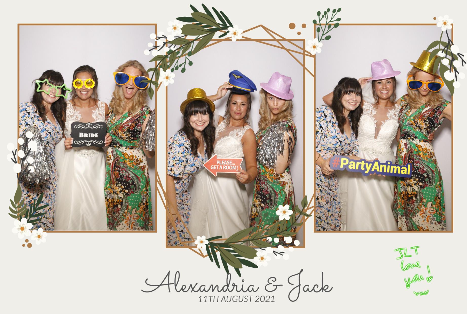 Alexandria & Jack's Wedding | View more photos from the event at gallery.myphotoboothexperience.co.uk/u/MyPhotoBoothExperienceLtd/Alexandria-Jacks-Wedding