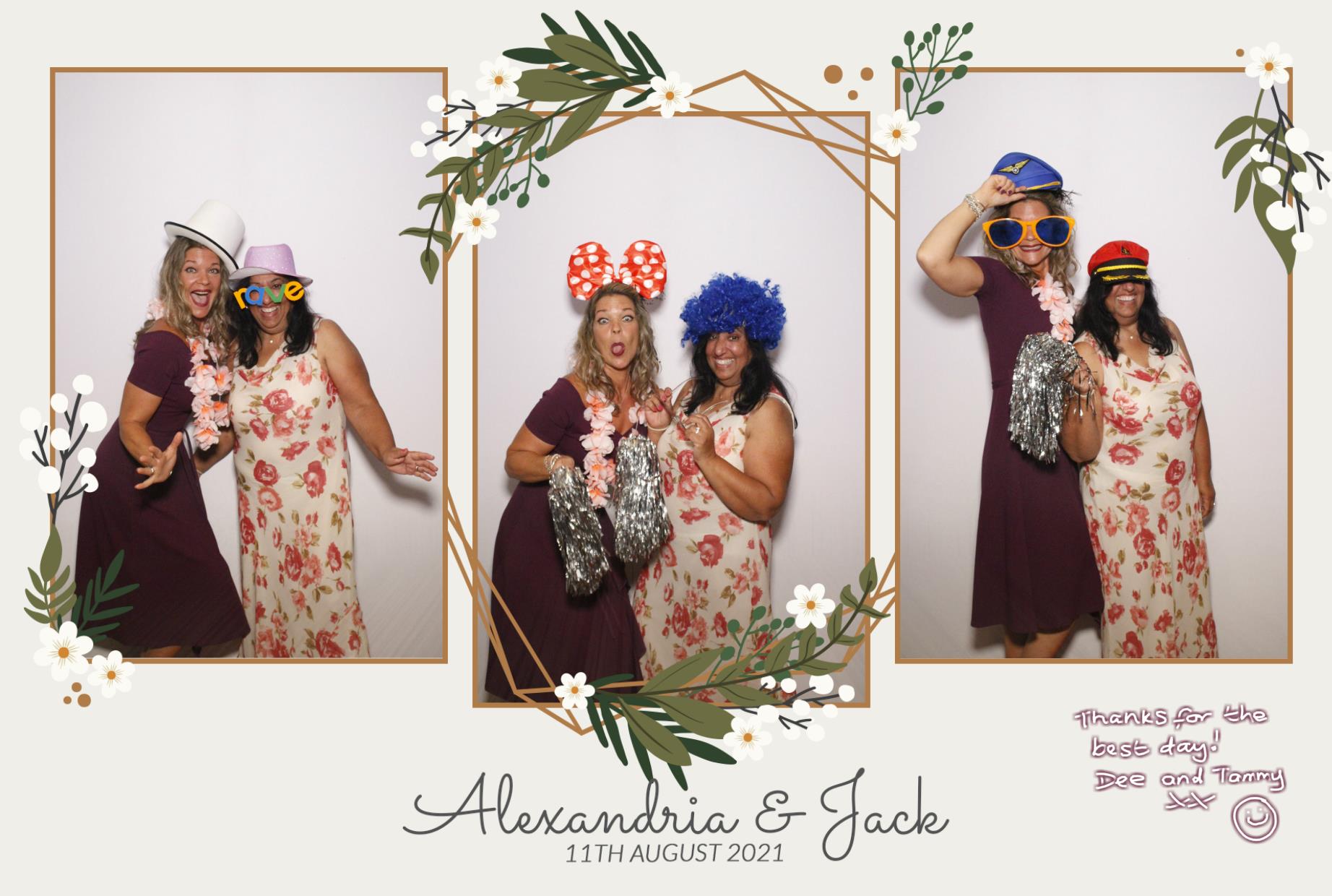 Alexandria & Jack's Wedding | View more photos from the event at gallery.myphotoboothexperience.co.uk/u/MyPhotoBoothExperienceLtd/Alexandria-Jacks-Wedding