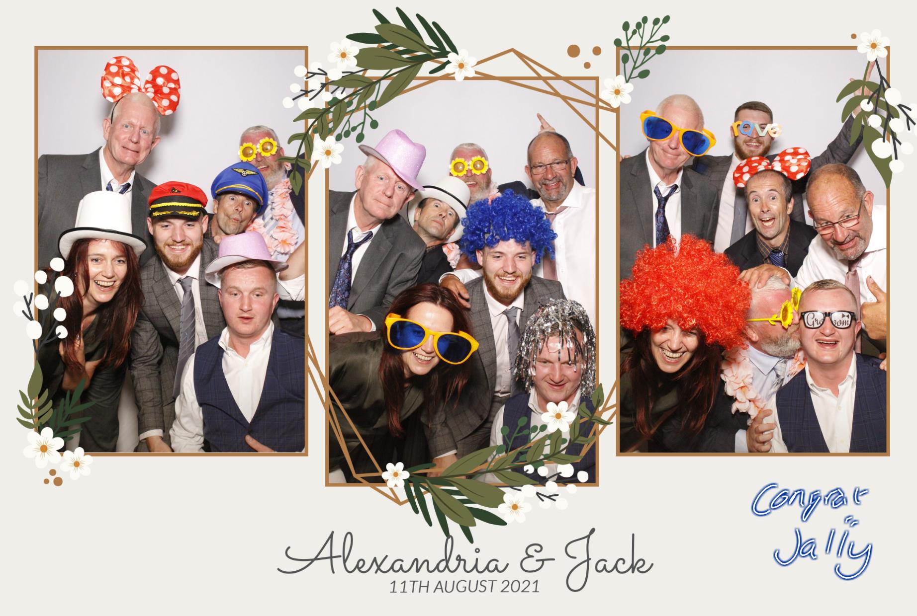 Alexandria & Jack's Wedding | View more photos from the event at gallery.myphotoboothexperience.co.uk/u/MyPhotoBoothExperienceLtd/Alexandria-Jacks-Wedding