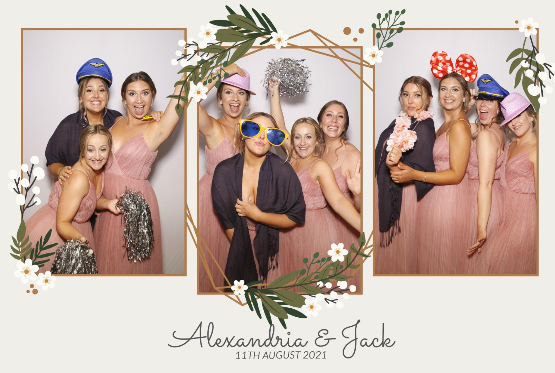 Alexandria & Jack's Wedding | View more photos from the event at gallery.myphotoboothexperience.co.uk/u/MyPhotoBoothExperienceLtd/Alexandria-Jacks-Wedding