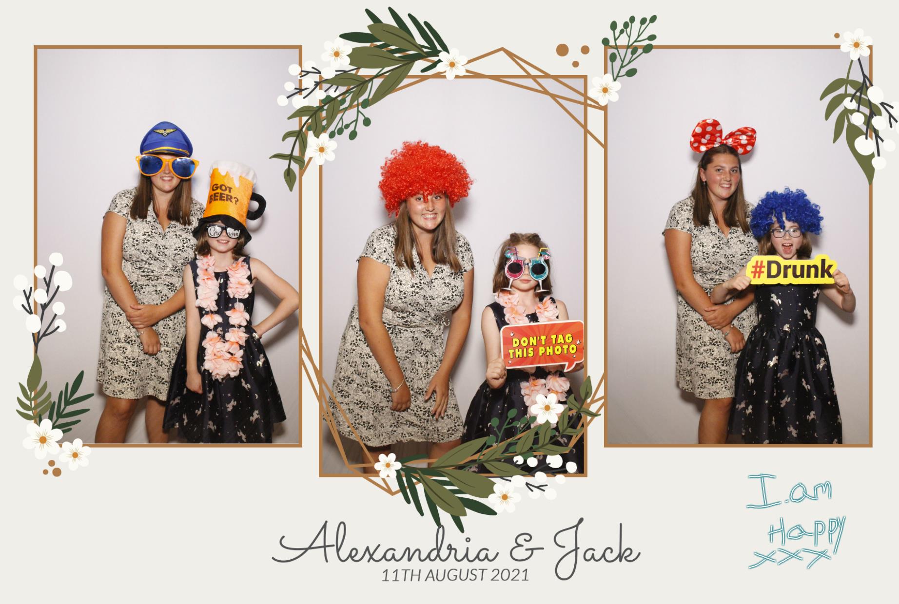 Alexandria & Jack's Wedding | View more photos from the event at gallery.myphotoboothexperience.co.uk/u/MyPhotoBoothExperienceLtd/Alexandria-Jacks-Wedding