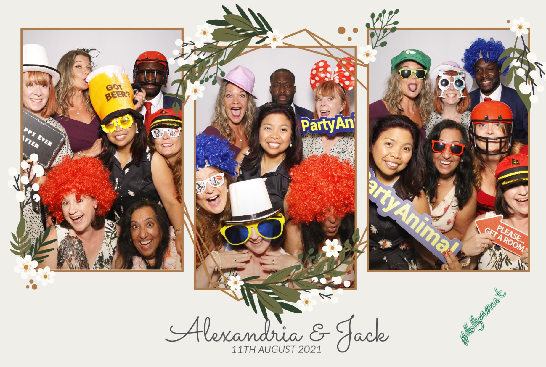 Alexandria & Jack's Wedding | View more photos from the event at gallery.myphotoboothexperience.co.uk/u/MyPhotoBoothExperienceLtd/Alexandria-Jacks-Wedding