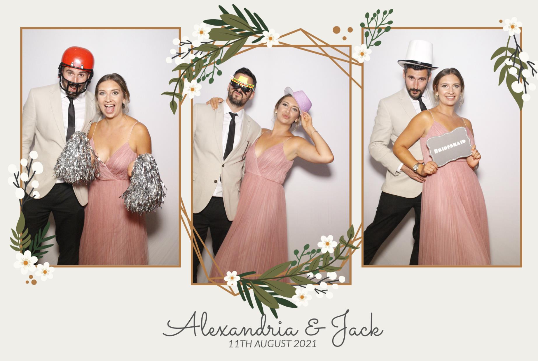 Alexandria & Jack's Wedding | View more photos from the event at gallery.myphotoboothexperience.co.uk/u/MyPhotoBoothExperienceLtd/Alexandria-Jacks-Wedding