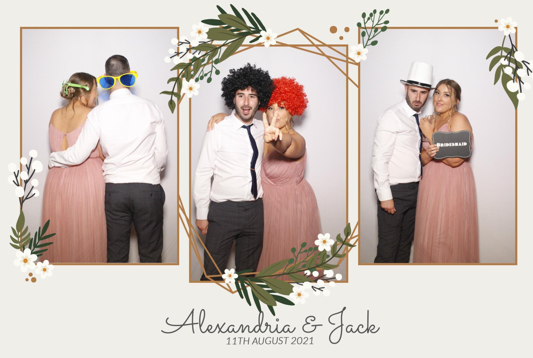 Alexandria & Jack's Wedding | View more photos from the event at gallery.myphotoboothexperience.co.uk/u/MyPhotoBoothExperienceLtd/Alexandria-Jacks-Wedding