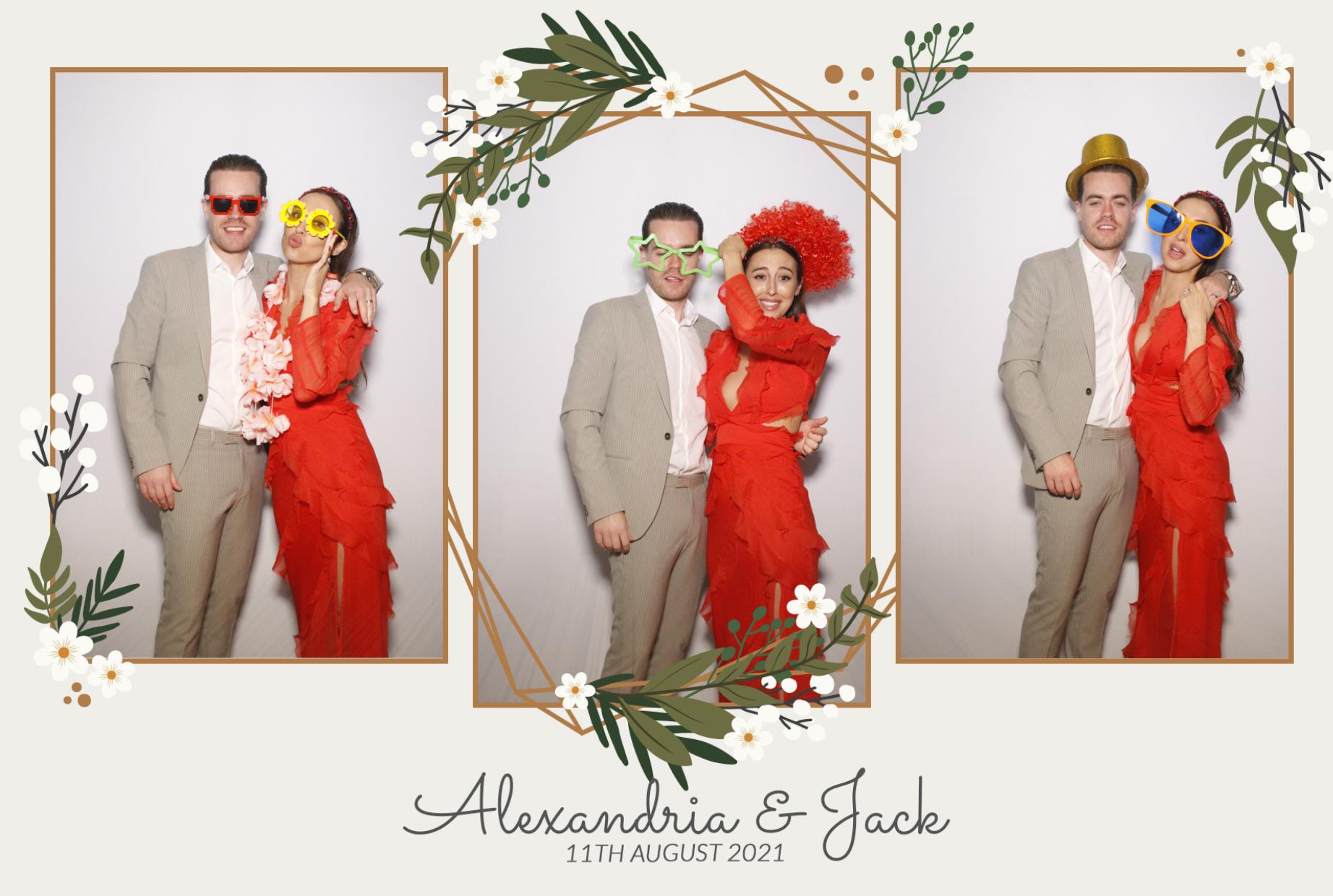 Alexandria & Jack's Wedding | View more photos from the event at gallery.myphotoboothexperience.co.uk/u/MyPhotoBoothExperienceLtd/Alexandria-Jacks-Wedding