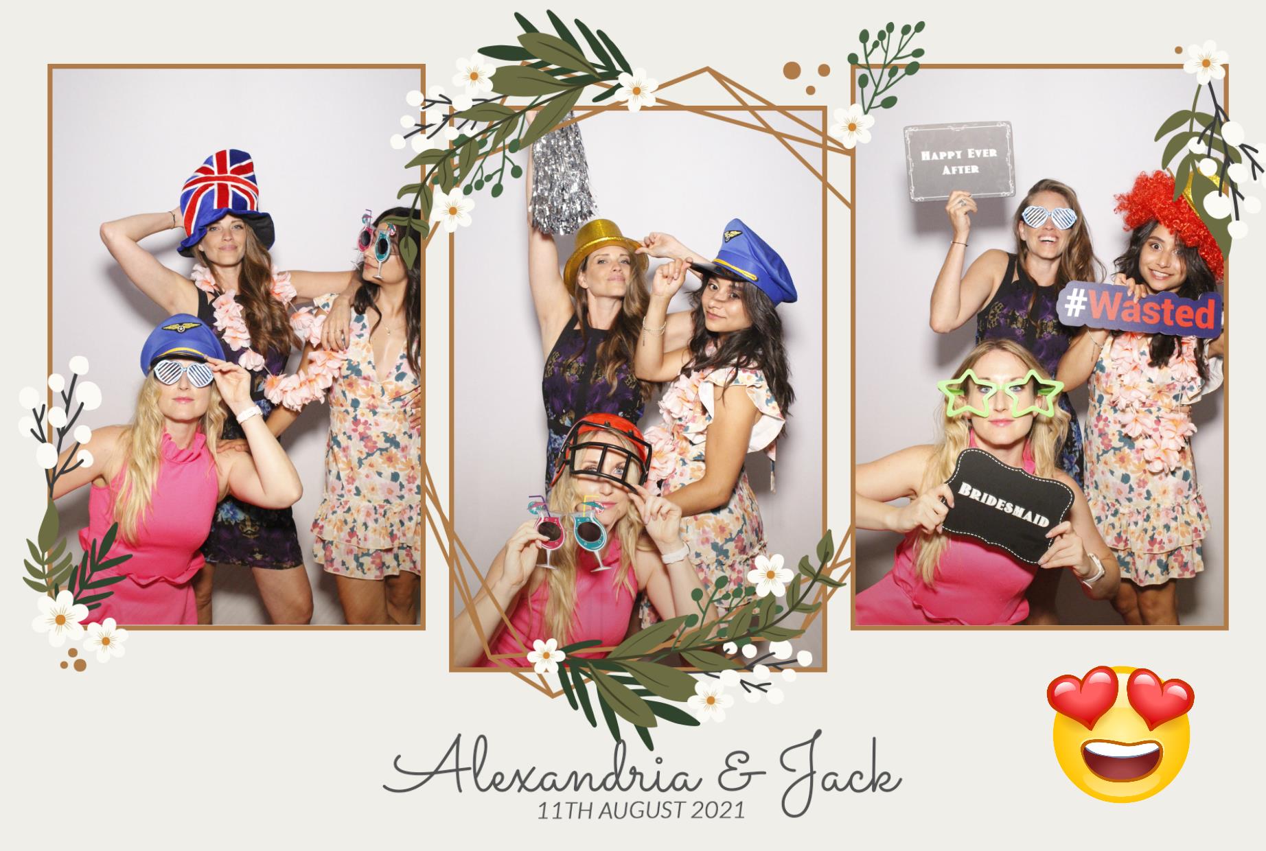 Alexandria & Jack's Wedding | View more photos from the event at gallery.myphotoboothexperience.co.uk/u/MyPhotoBoothExperienceLtd/Alexandria-Jacks-Wedding