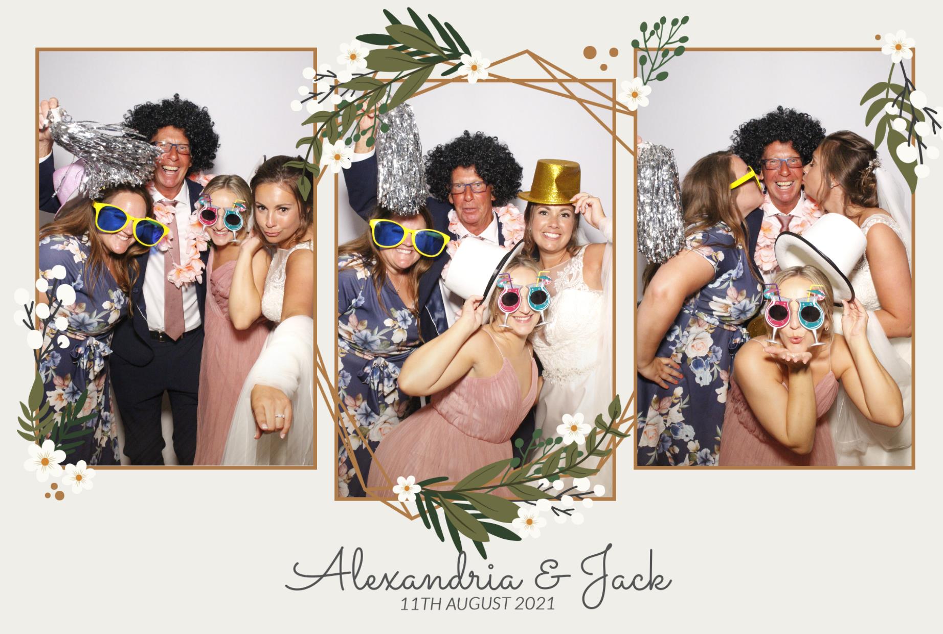 Alexandria & Jack's Wedding | View more photos from the event at gallery.myphotoboothexperience.co.uk/u/MyPhotoBoothExperienceLtd/Alexandria-Jacks-Wedding