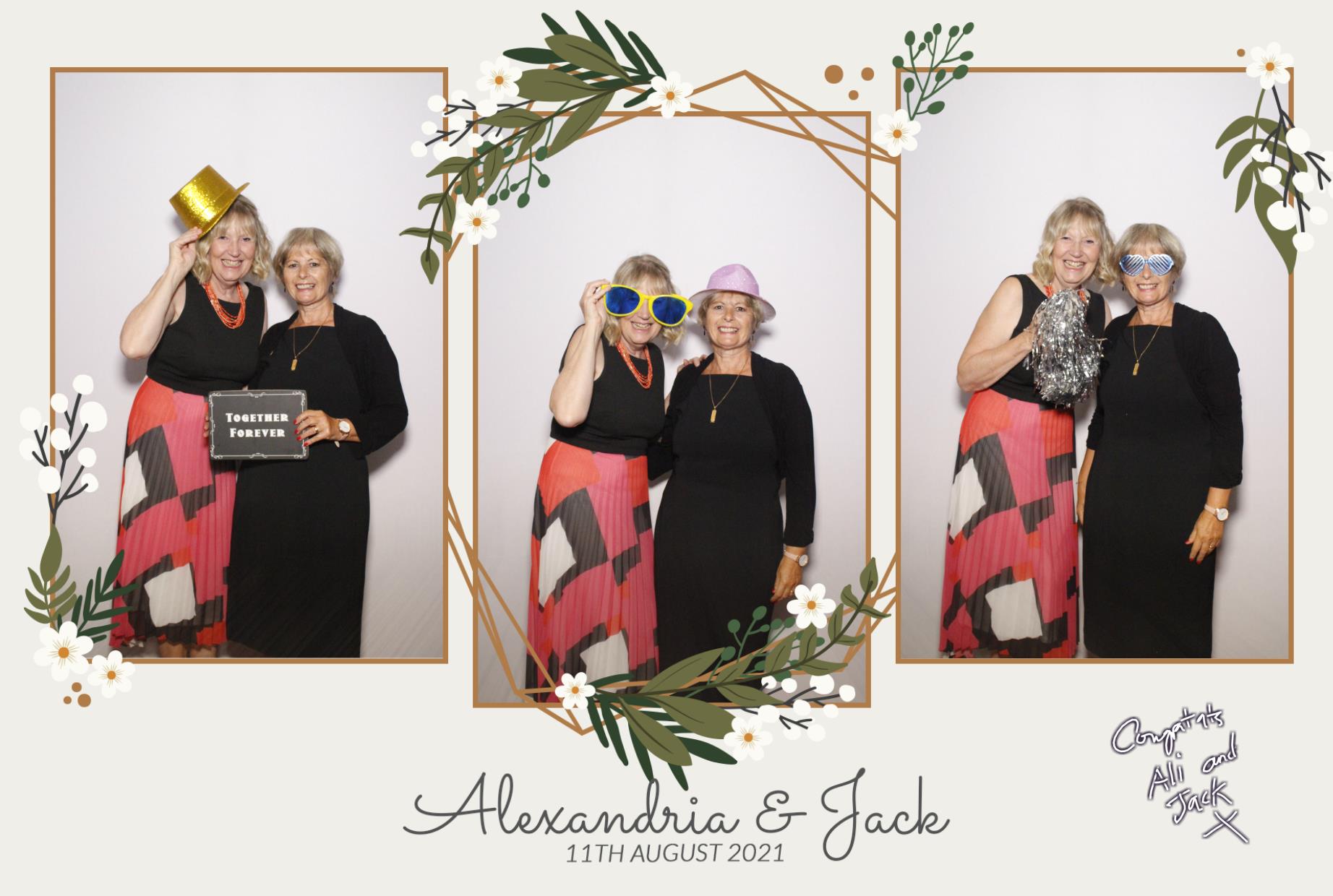 Alexandria & Jack's Wedding | View more photos from the event at gallery.myphotoboothexperience.co.uk/u/MyPhotoBoothExperienceLtd/Alexandria-Jacks-Wedding